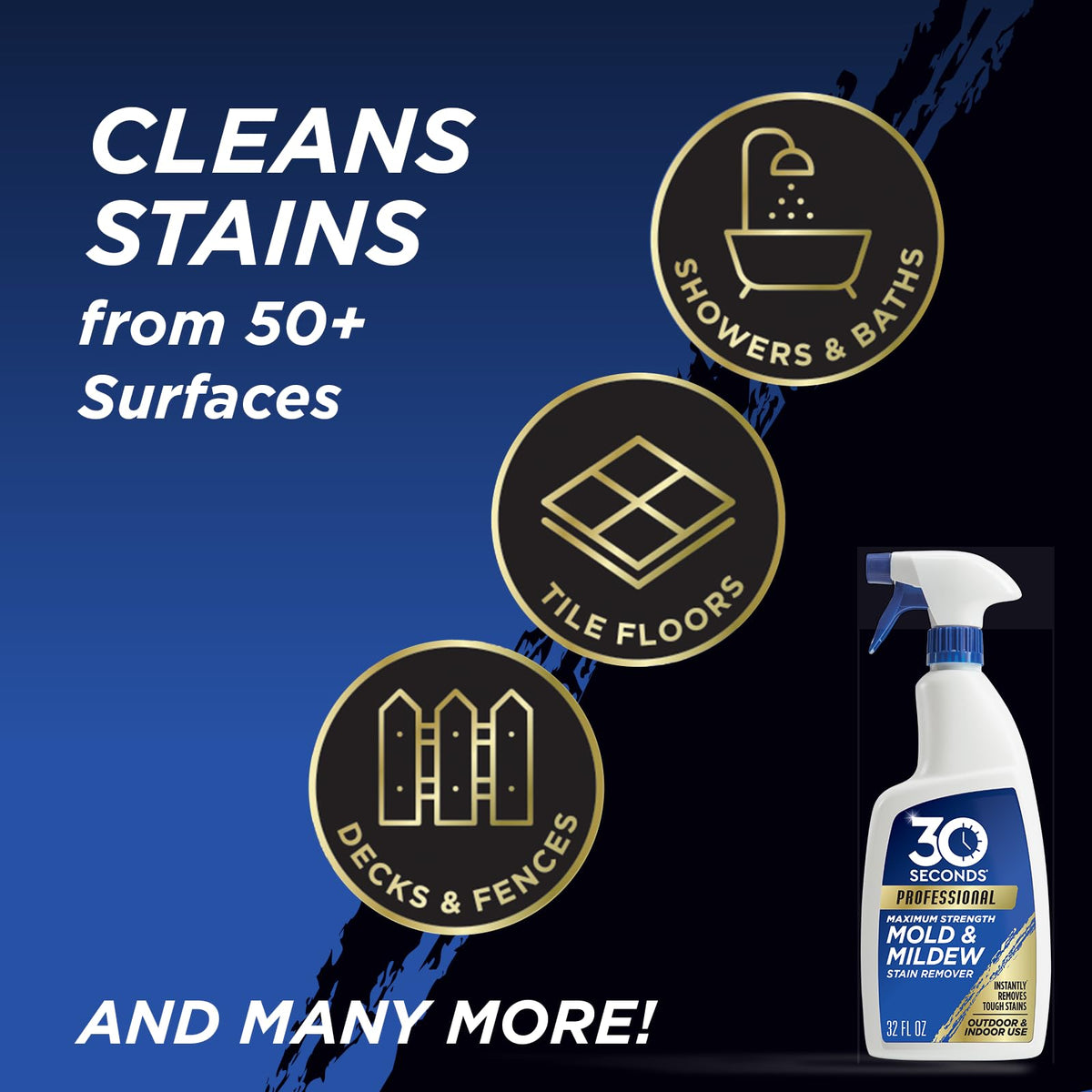 Pro Mold & Mildew Stain Remover (32 Fl Oz)