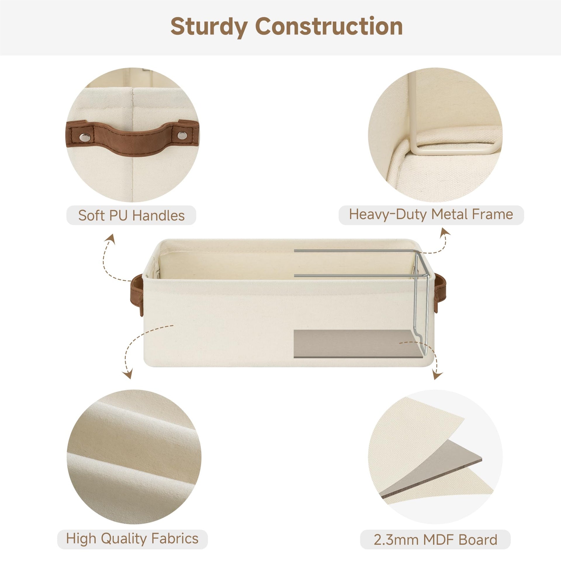 Narrow Storage Bins (2 Count)
