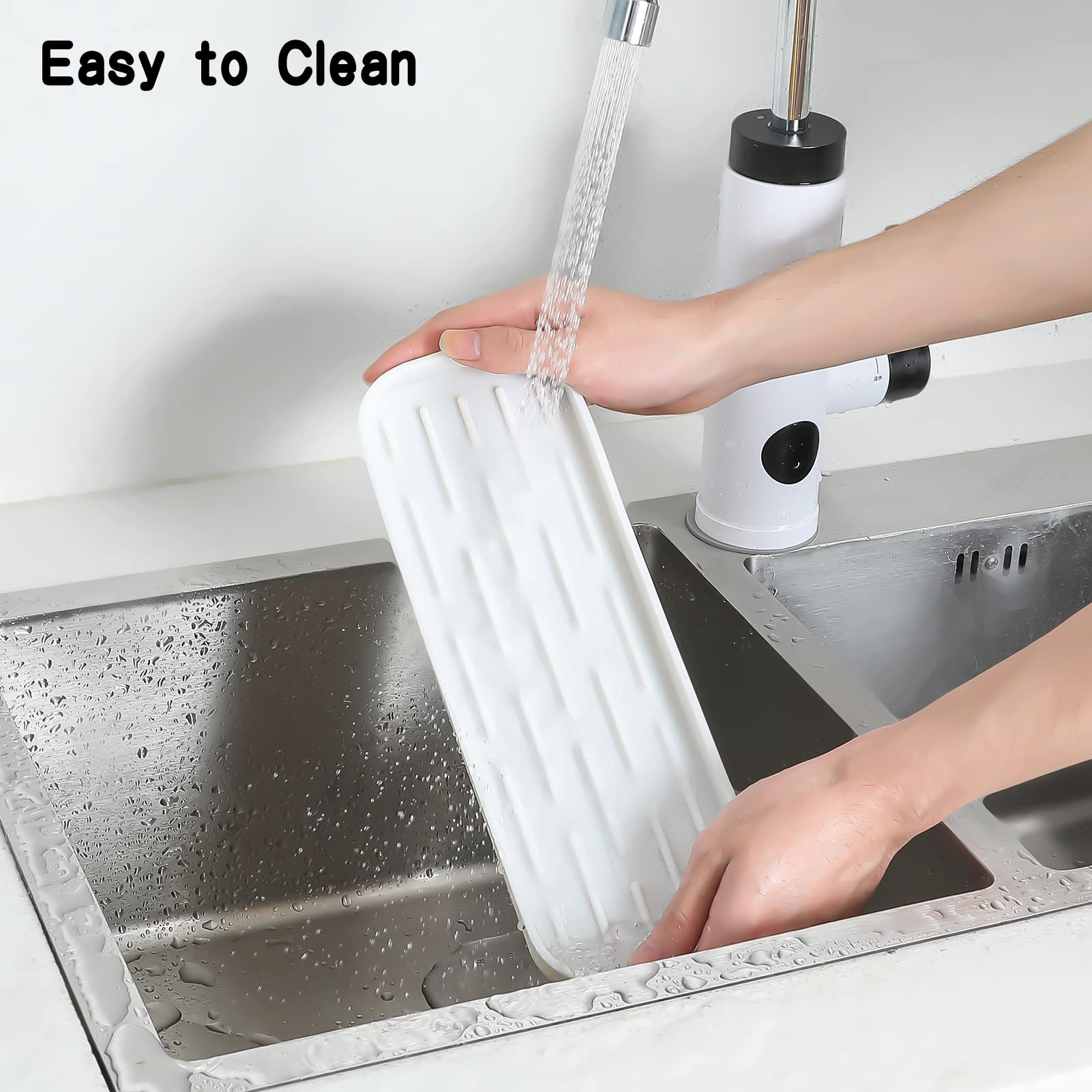 Silicone Kitchen Sink Organizer Tray for Multiple Usage