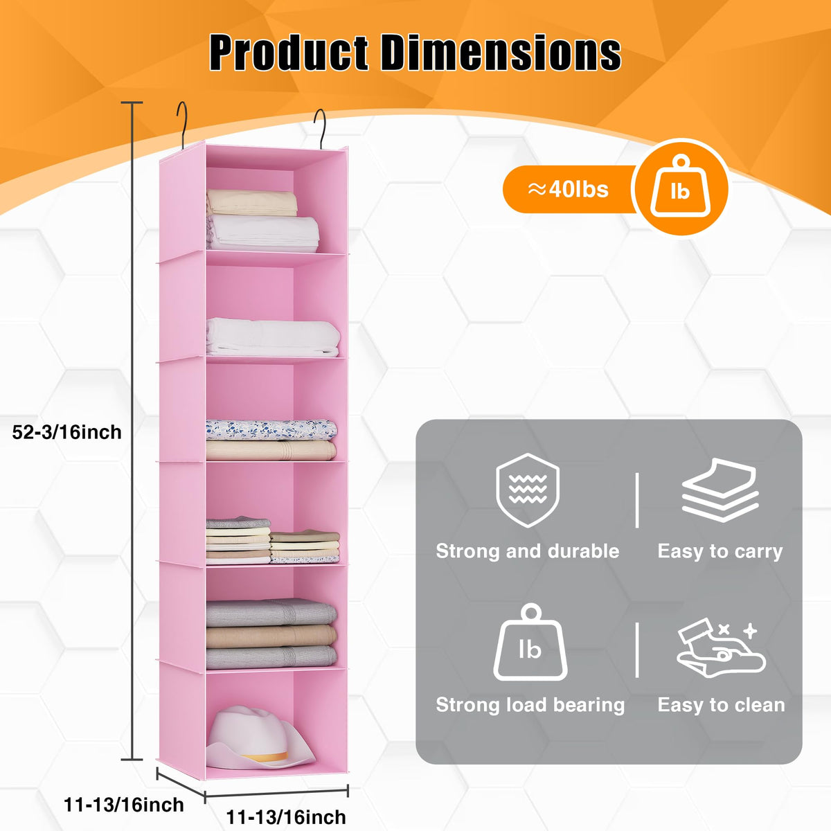 Hanging Closet Organizer 6