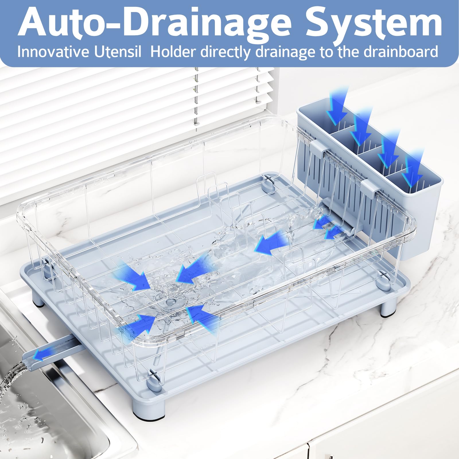 Dish Drying Rack for Kitchen Counter