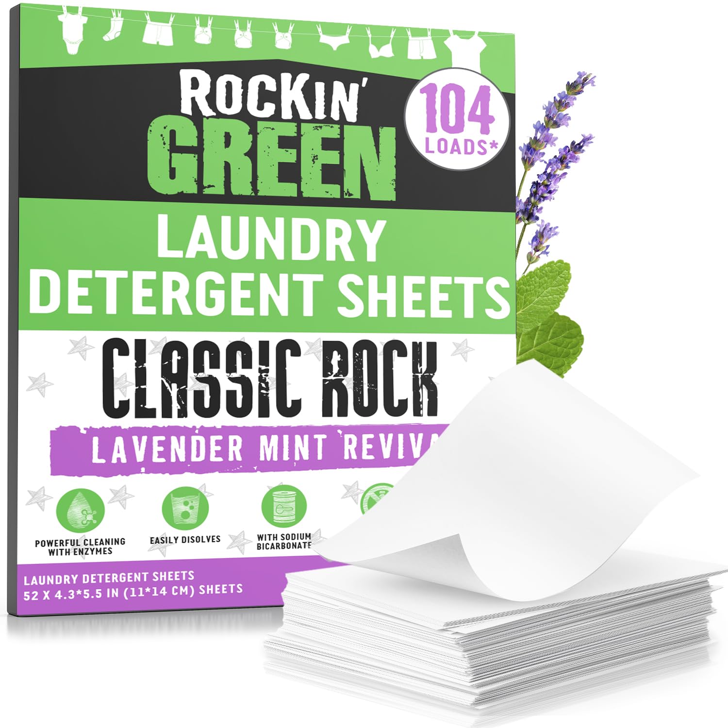 Natural Detergent Sheets (102 Count)