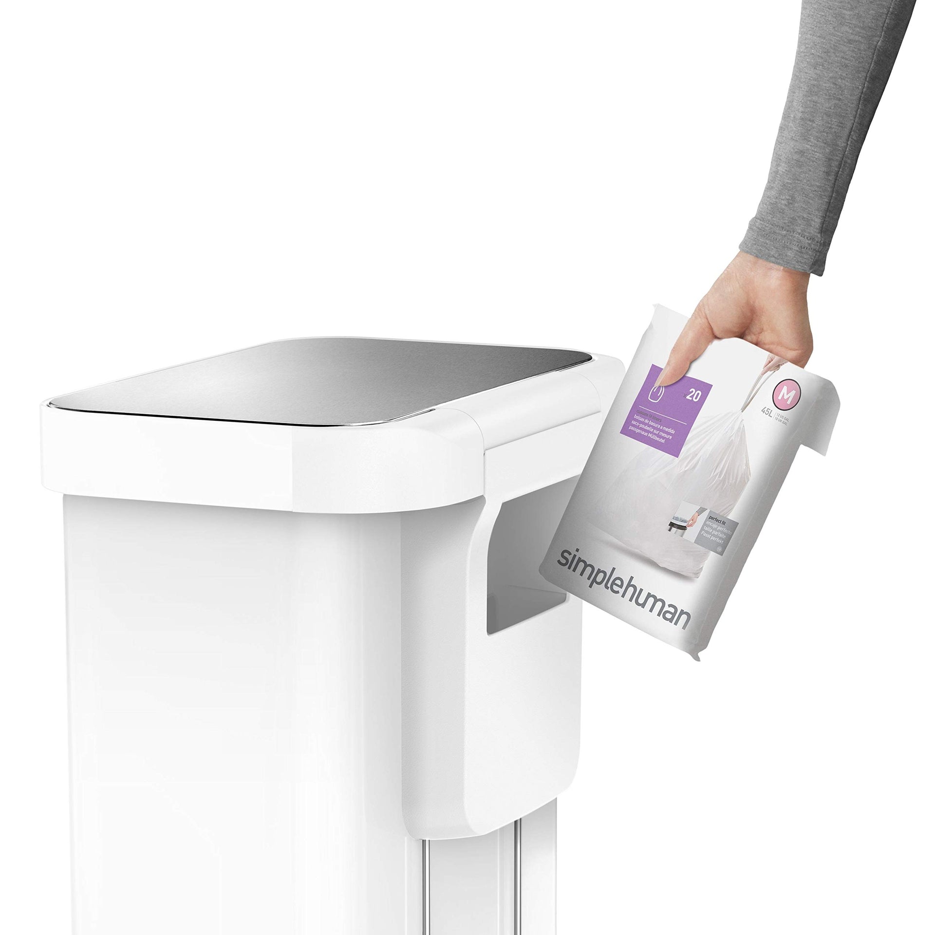Kitchen Trash Can with Lid