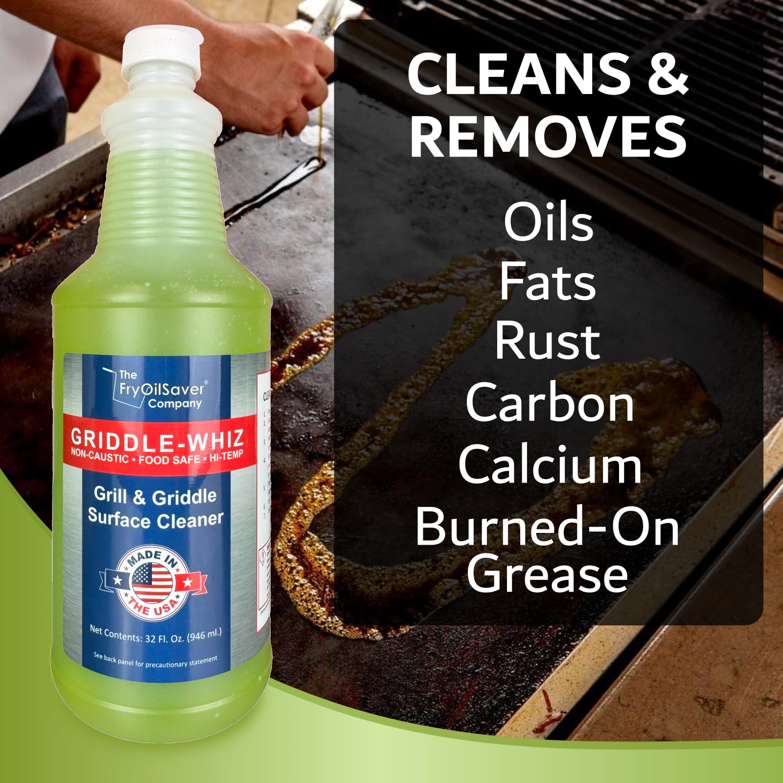 Griddle Whiz 3 Piece Griddle Cleaning Kit (32 Fl Oz)