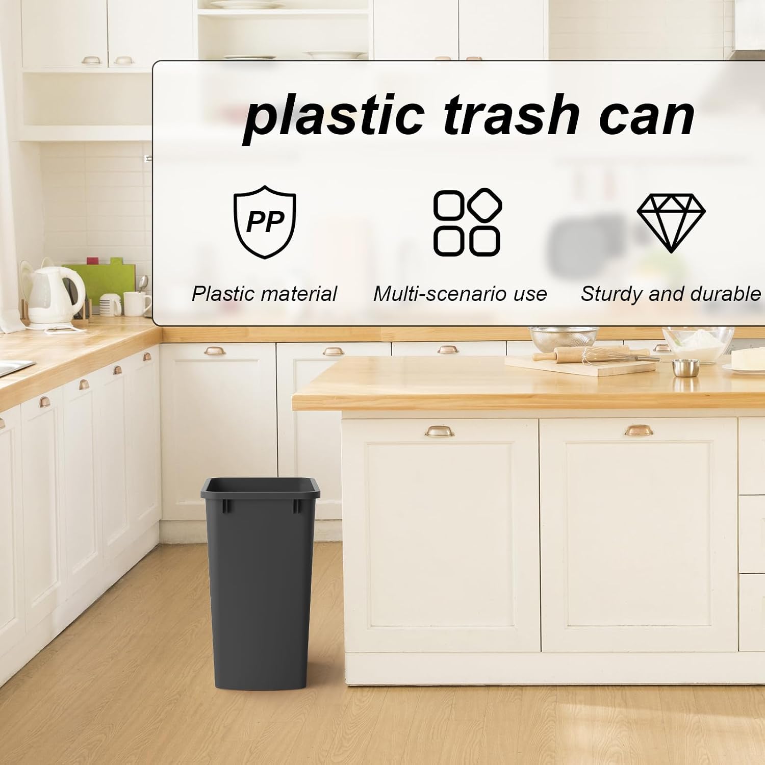 35QT Kitchen Trash Can