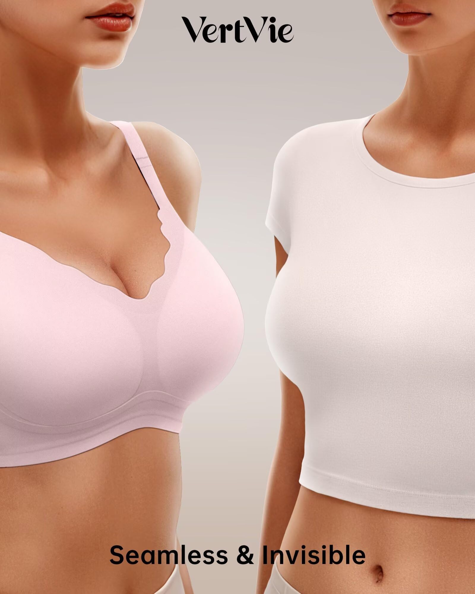 Seamless Jelly Bra No Underwire Supportive Bralette