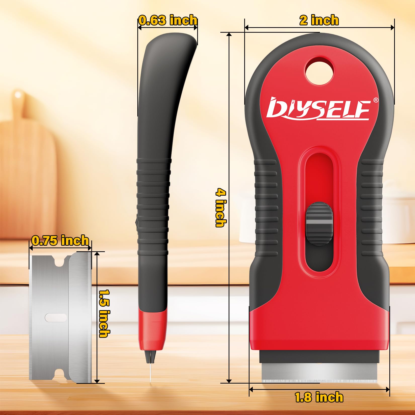 2 Pack Razor Scraper