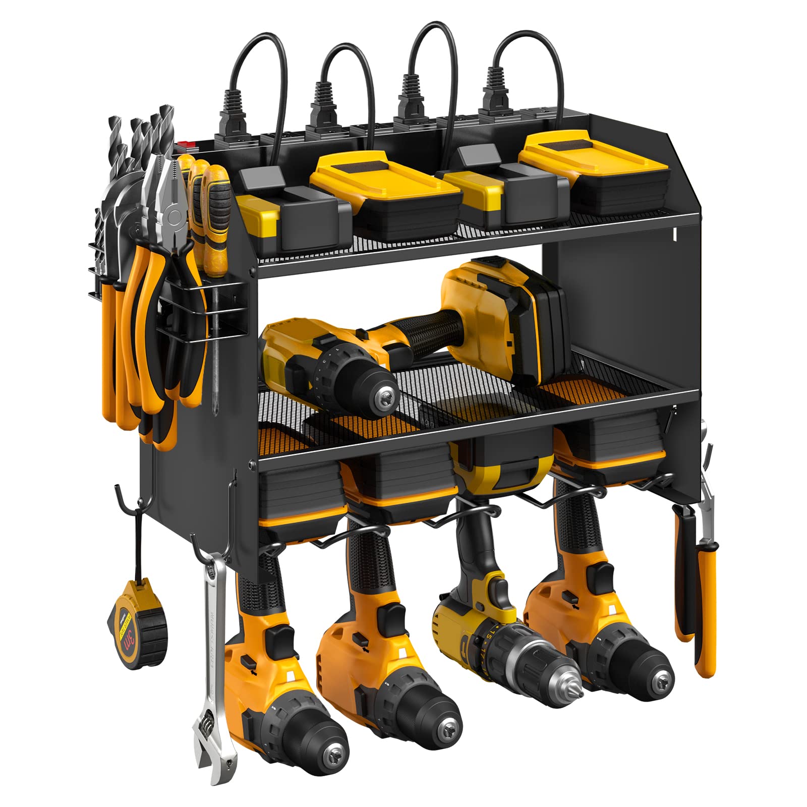 Wall Mount Modular Tool Charging Organizer (2 Count)