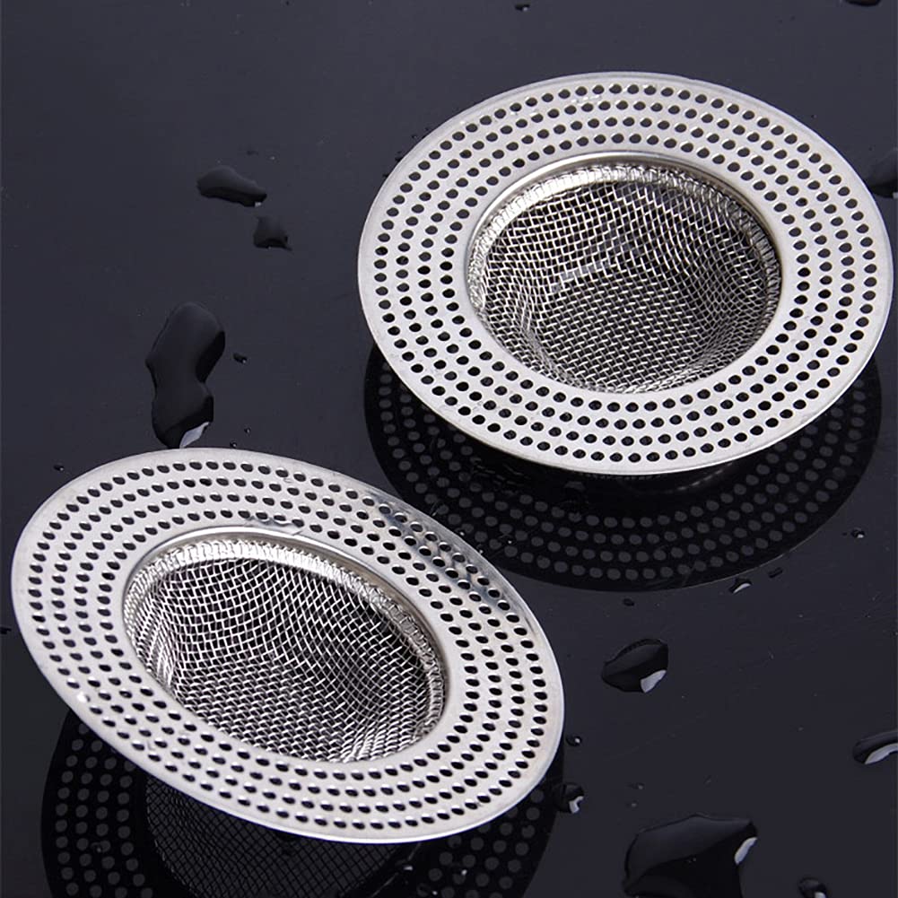 2pcs Heavy Duty Stainless Steel Slop Basket Filter Trap (2 Count)