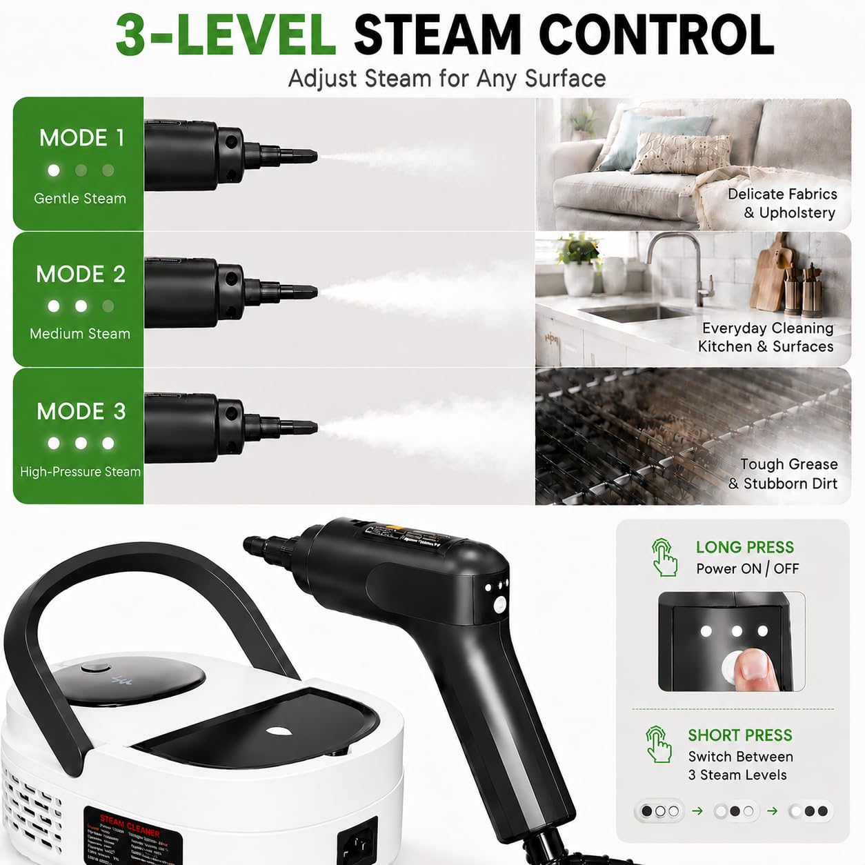 Handheld Steam Cleaner for Home