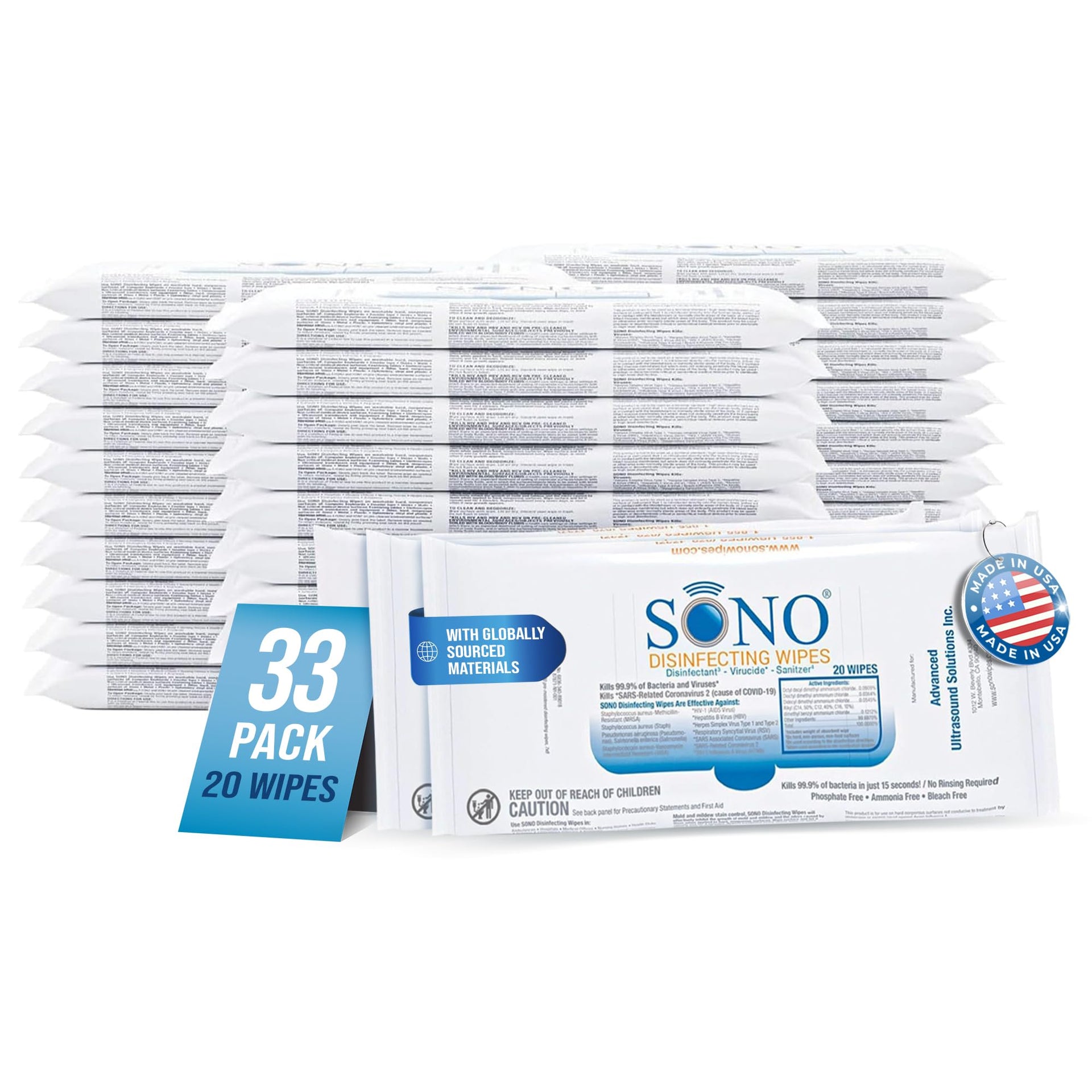Multi Surface Cleaning Wipes (660 Count)