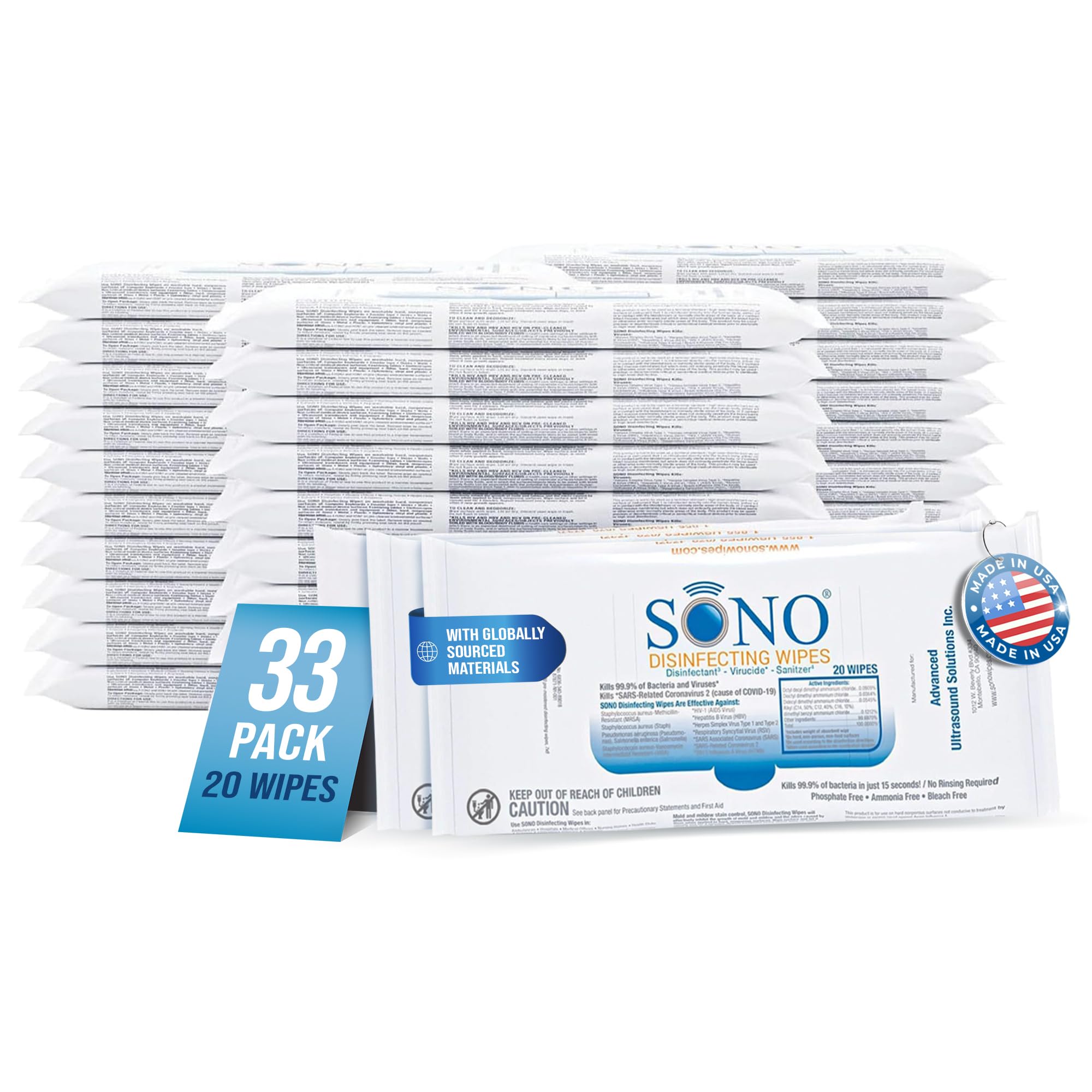 Multi Surface Cleaning Wipes (660 Count)