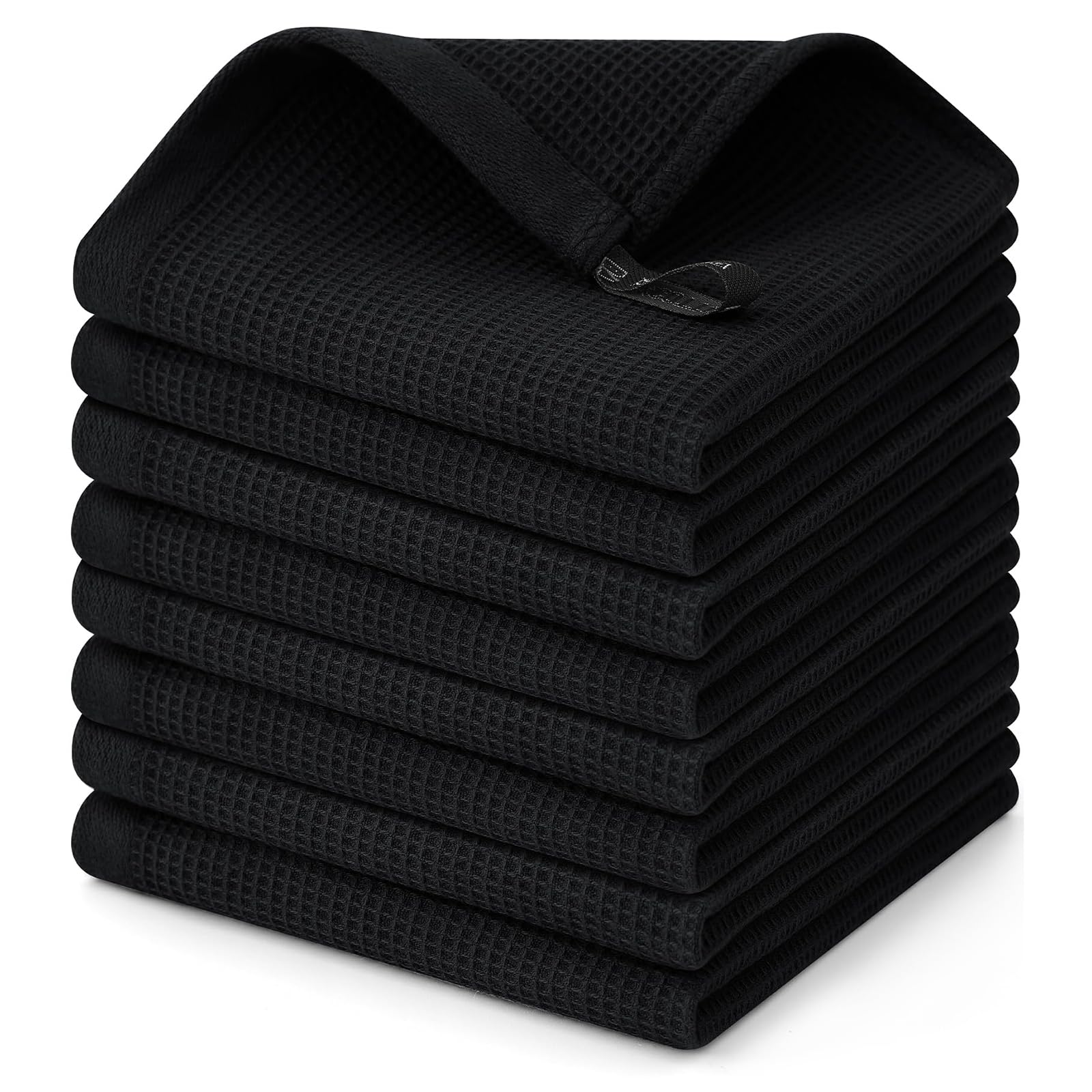 100% Cotton Waffle Weave Dish Cloths (8 Count)