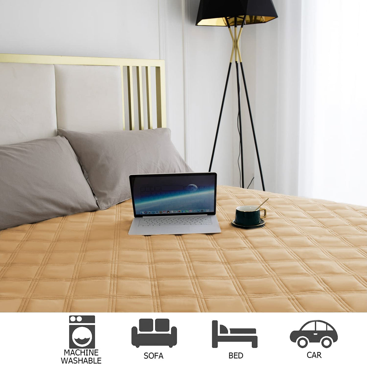 Waterproof Dog Bed Cover Pet Blanket with Anti
