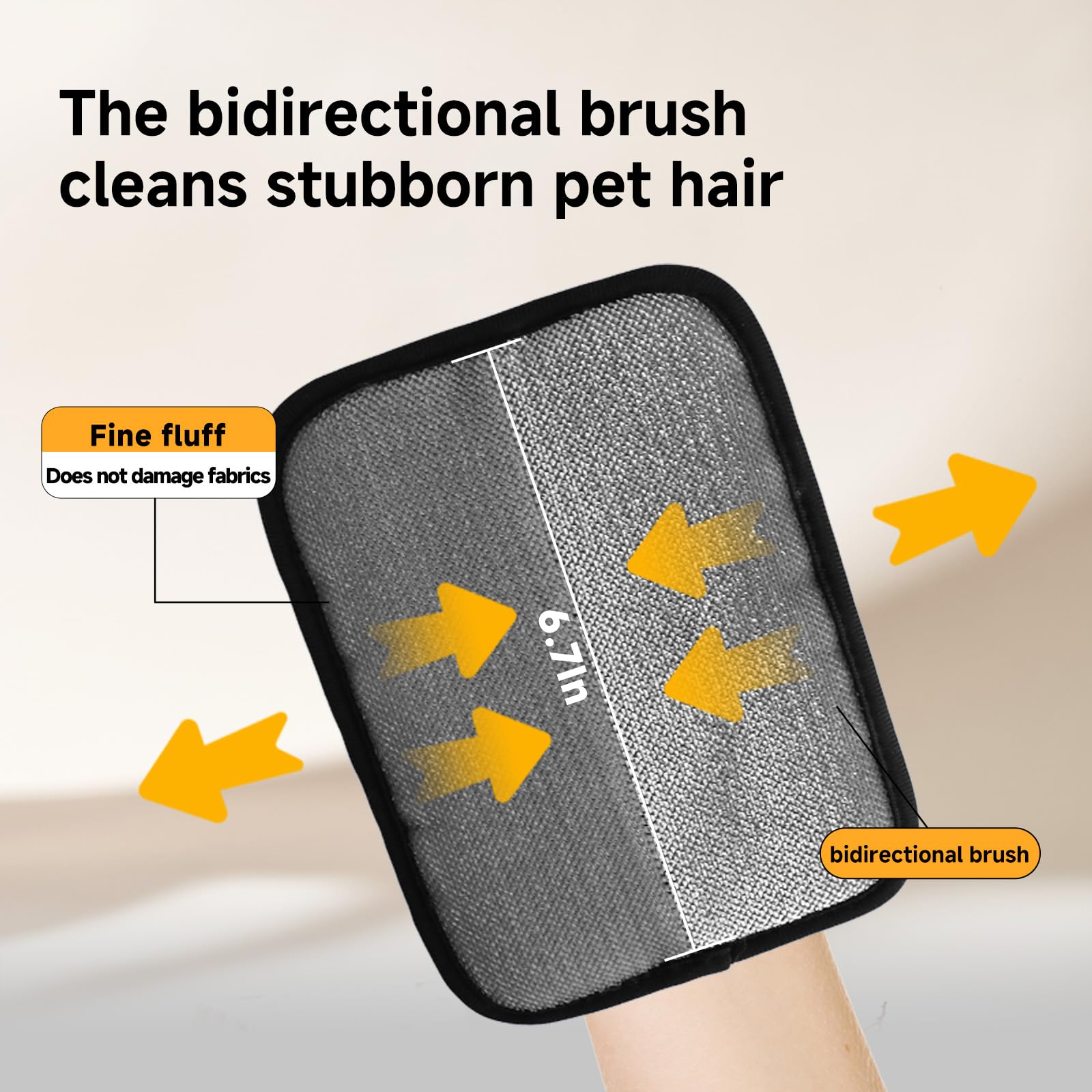 Pet Hair Remover and Electrostatic Cats & Dogs Hair Remover (2 Count)
