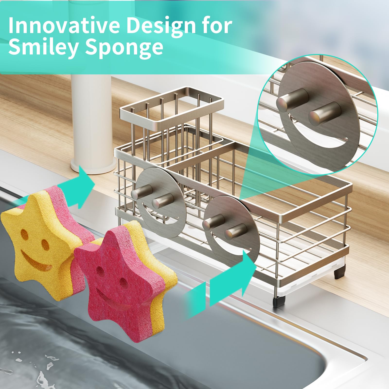 Sink Caddy Sponge Holder