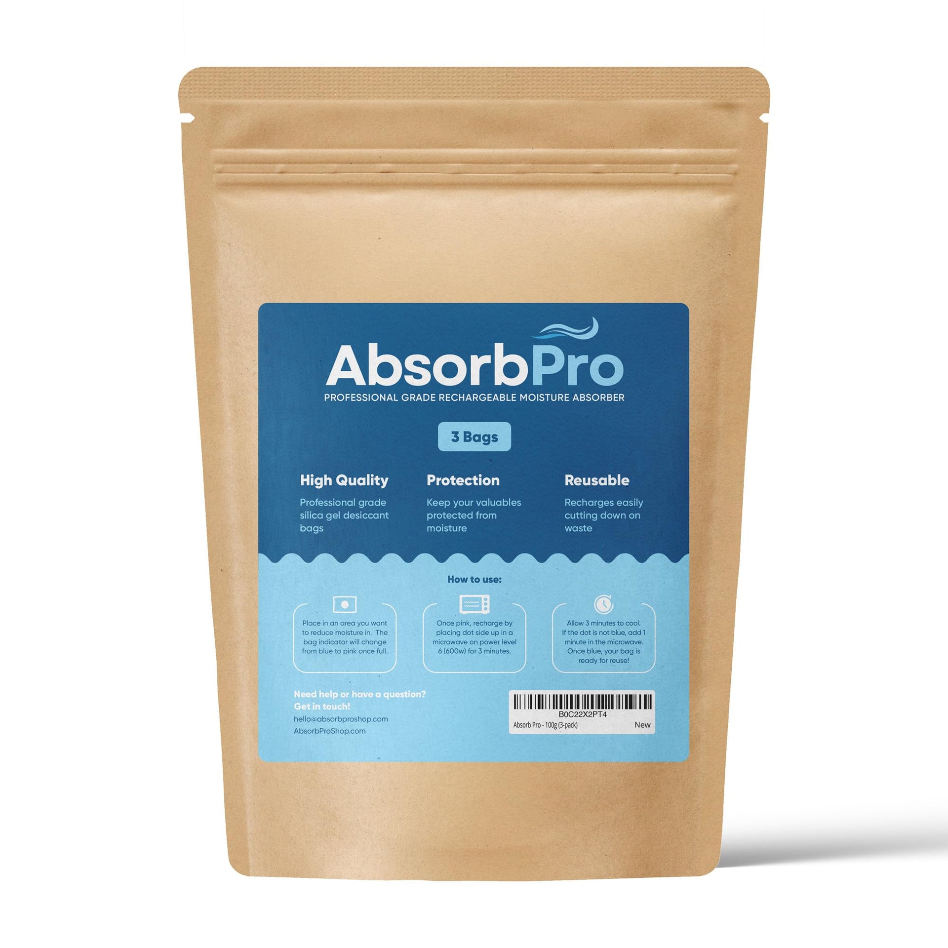 Rechargeable Dehumidifier Bags 3 (3 Count)