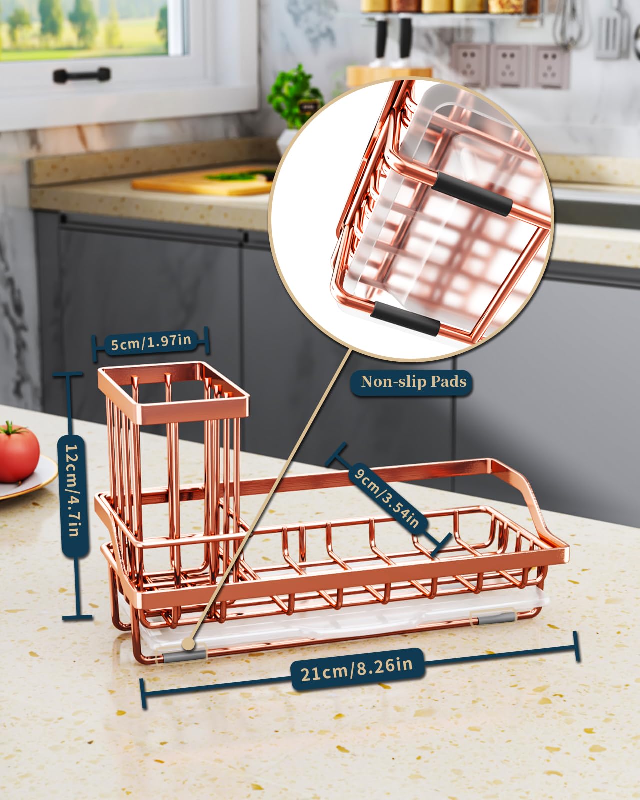Sponge Holder for Kitchen Sink