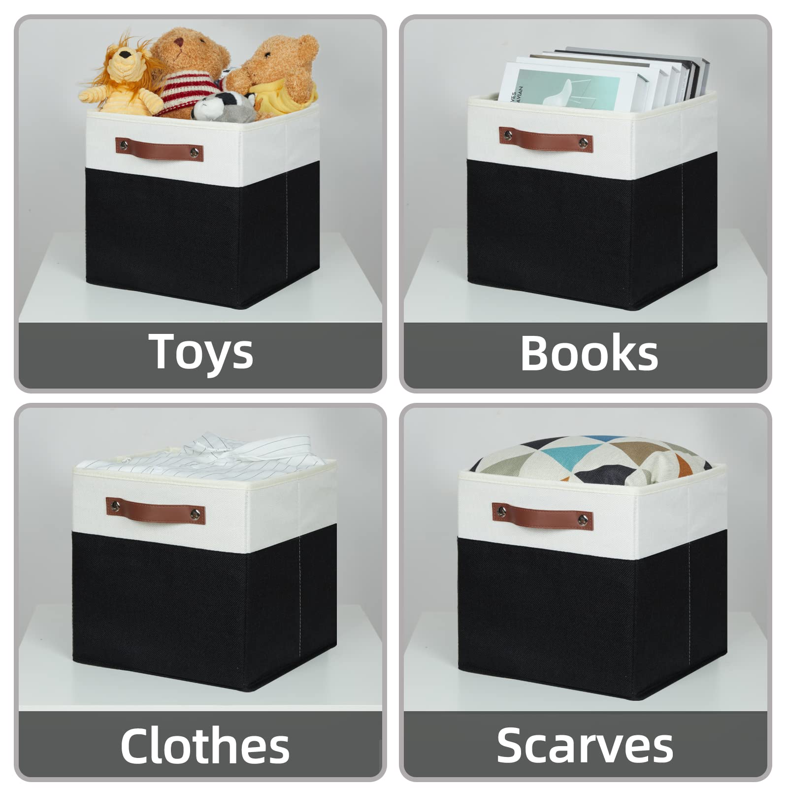 Cubes Storage Bins Set of 4 (4 Count)