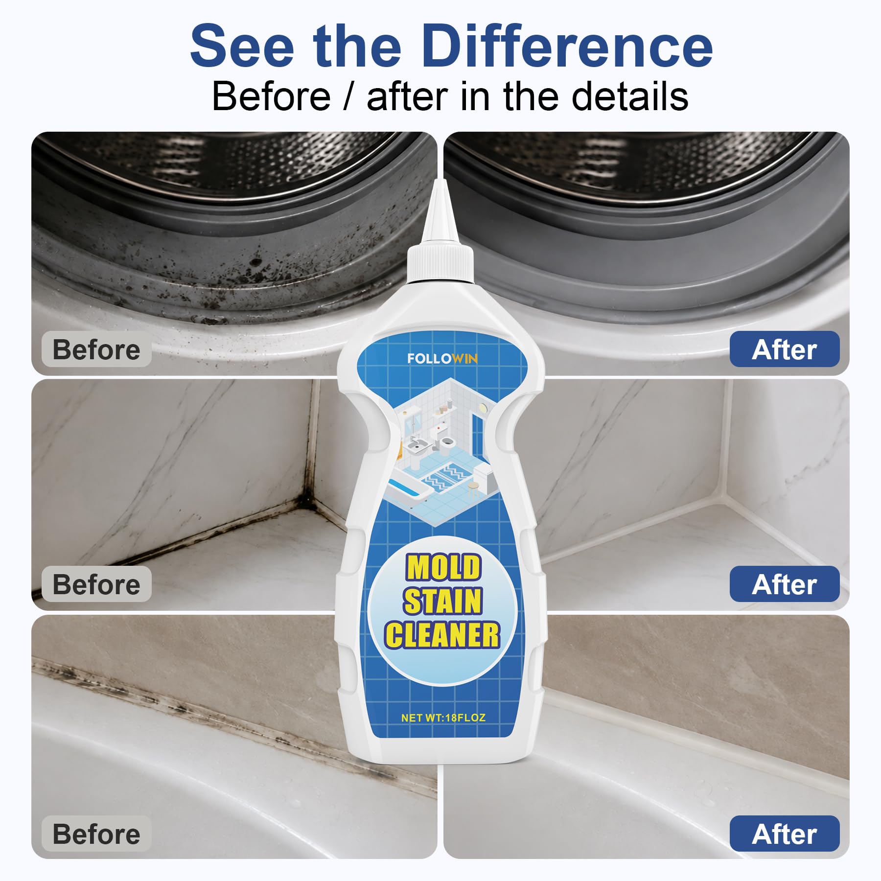 Mold and Mildew Remover Gel (18 Fl Oz)