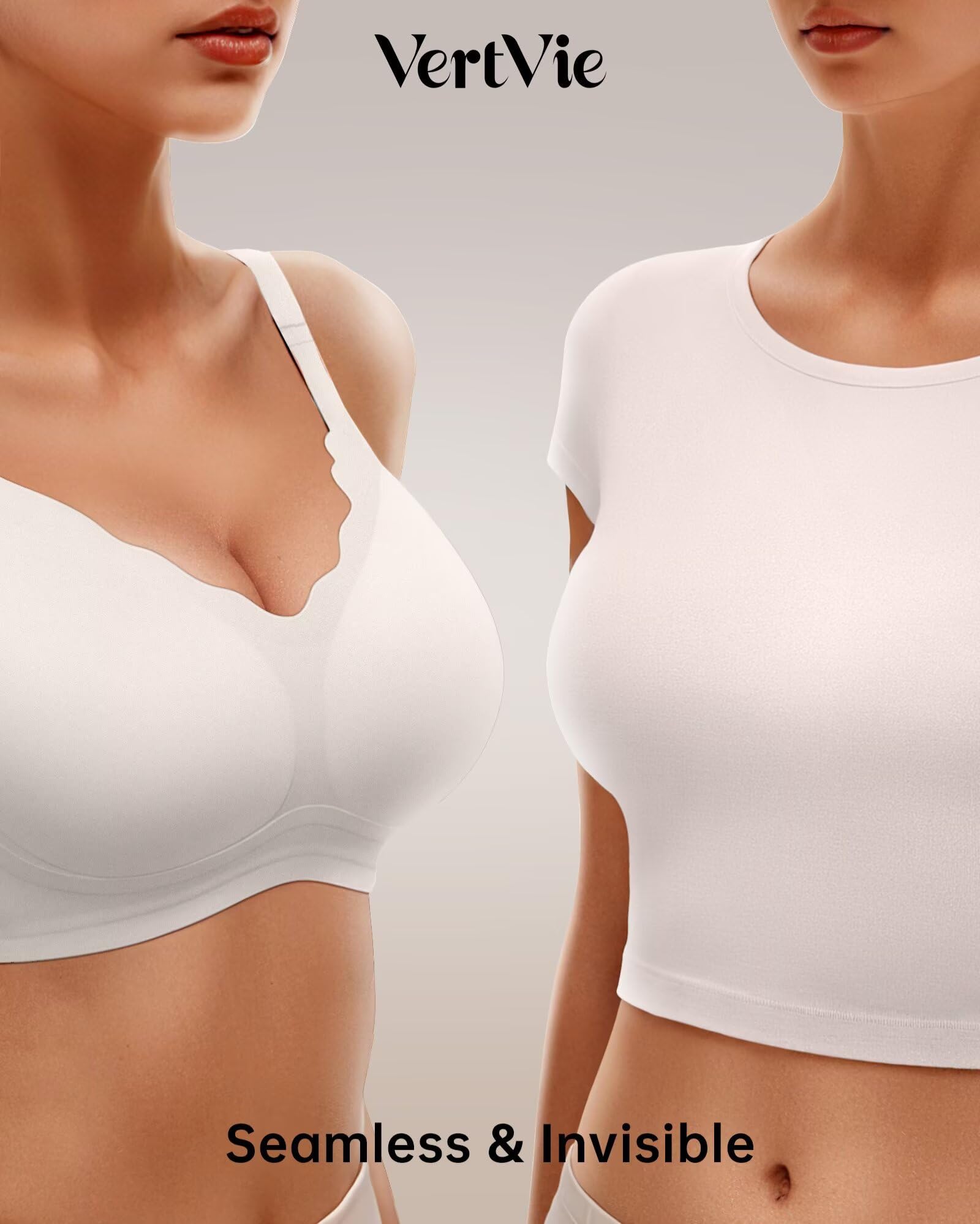 Seamless Jelly Bra No Underwire Supportive Bralette