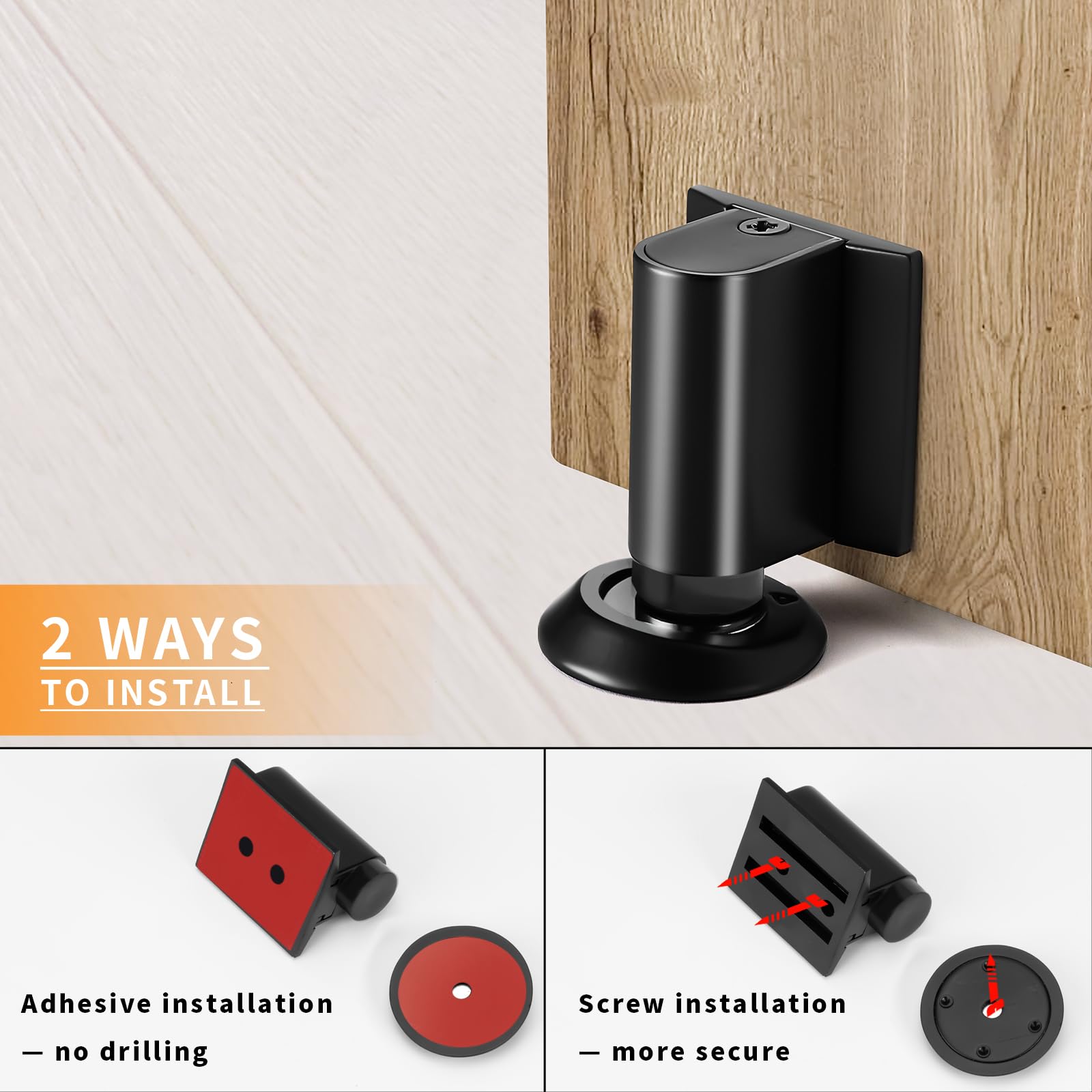 Magnetic Door Stoppers for Bottom of Door