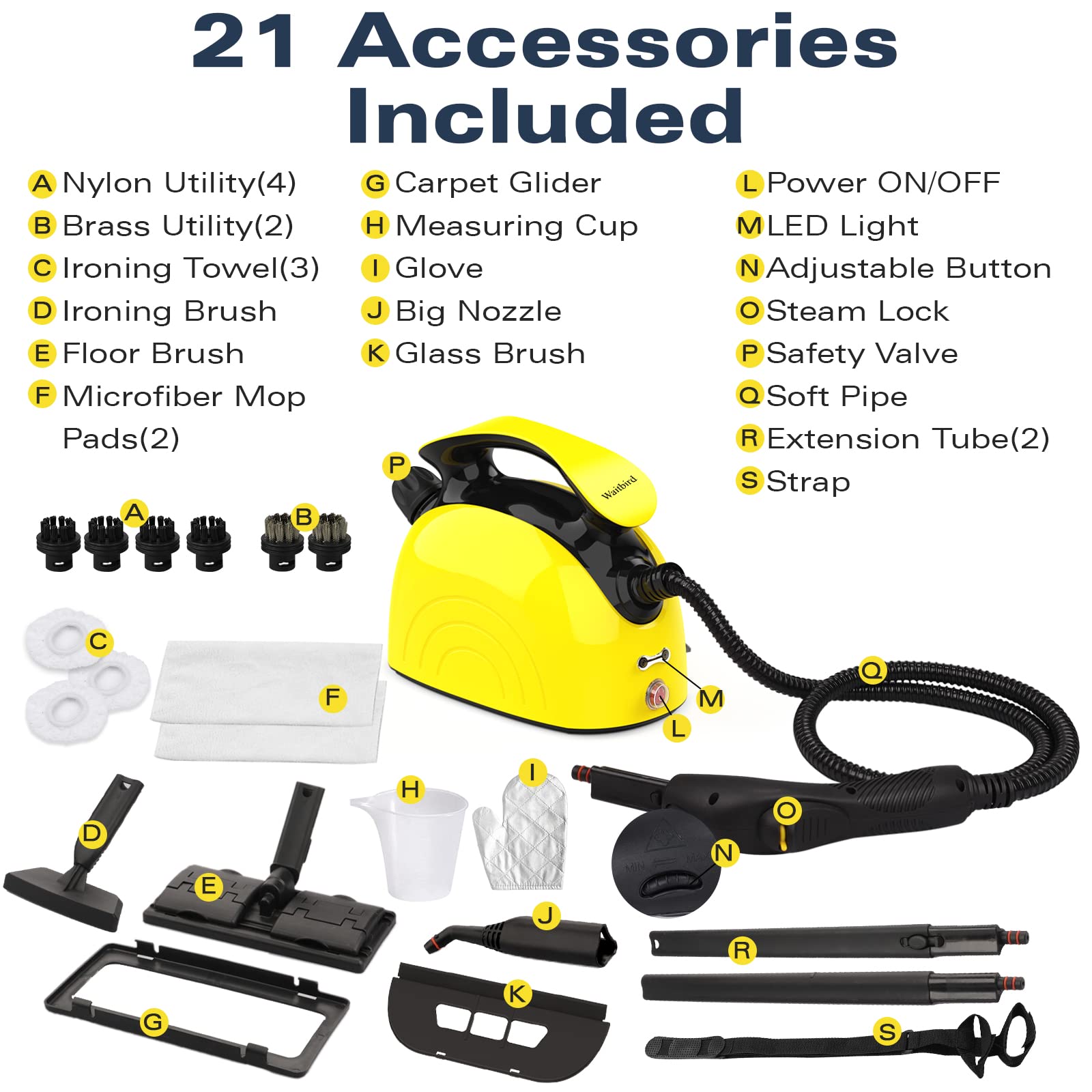 Steam Cleaner (21 Count)