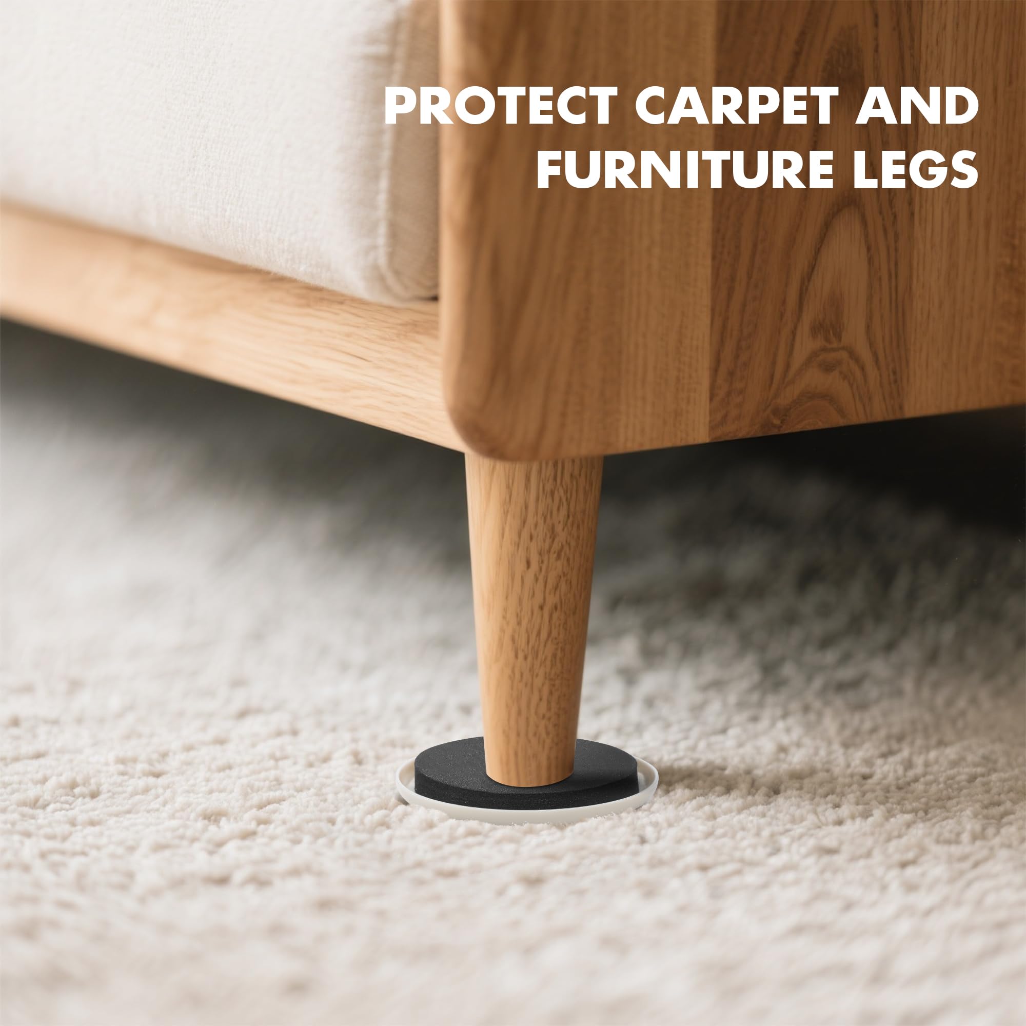 16 Pack Furniture Movers Sliders for Carpet & Hardwood Floors (16 Count)