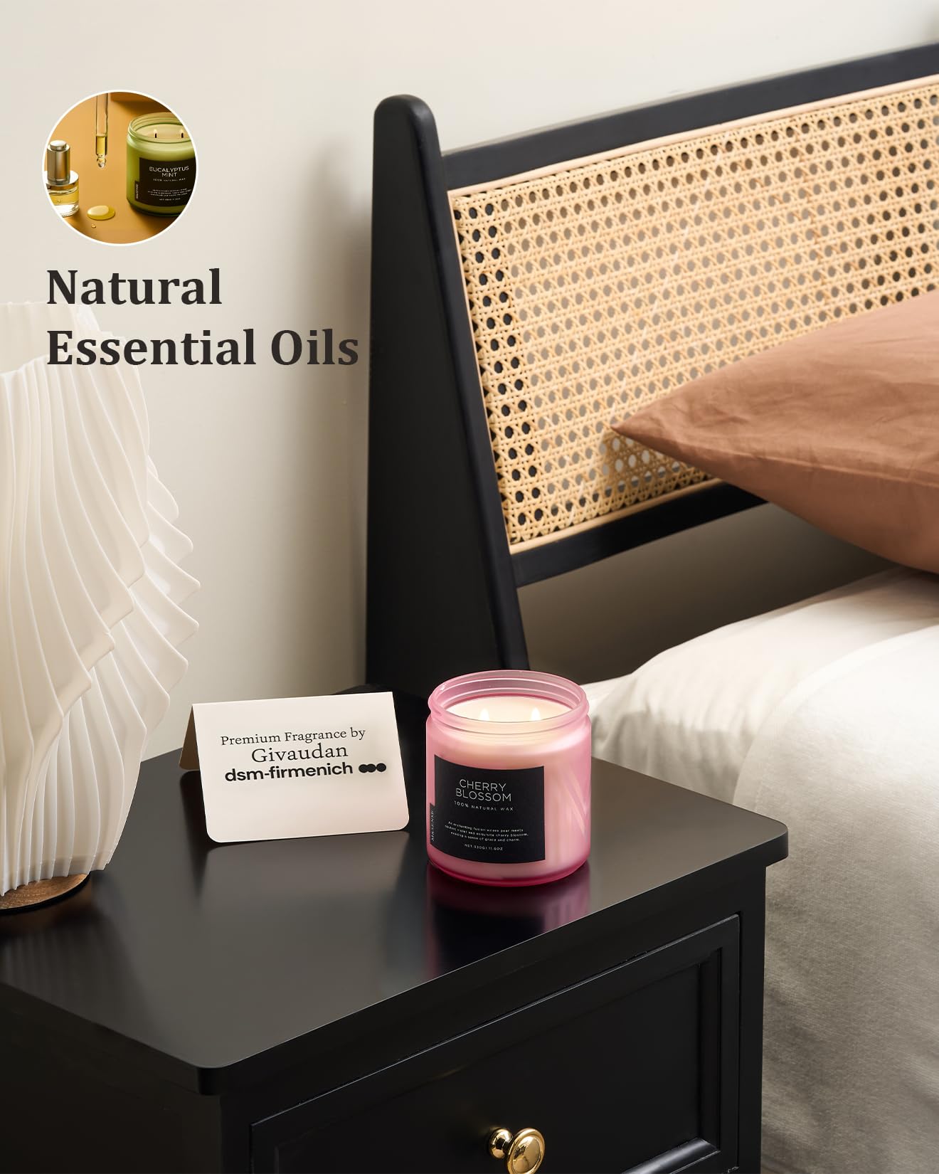 Cherry Blossom Home Scented Candles (11.6 Ounce)