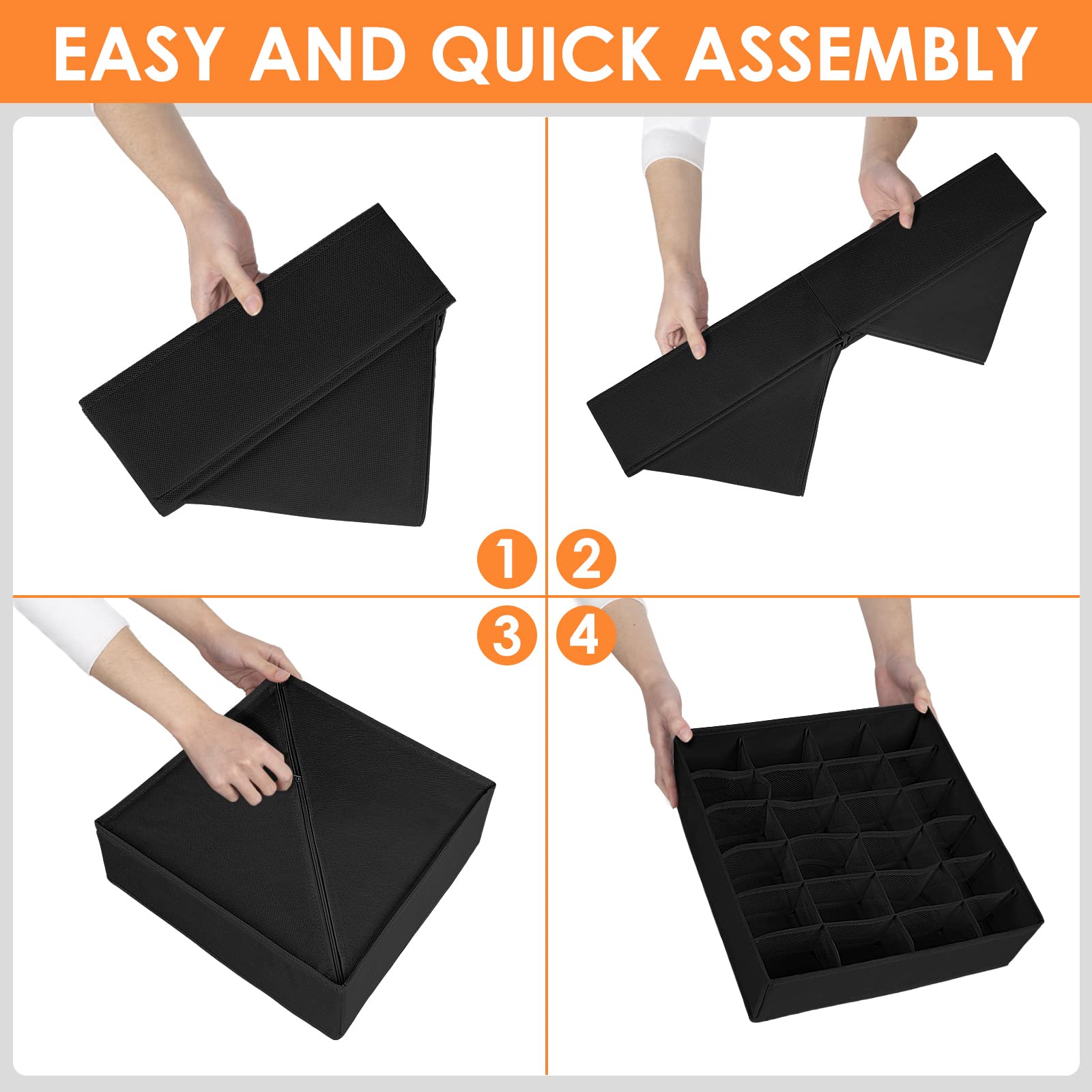 12 Pack Drawer Organizers (12 Count)