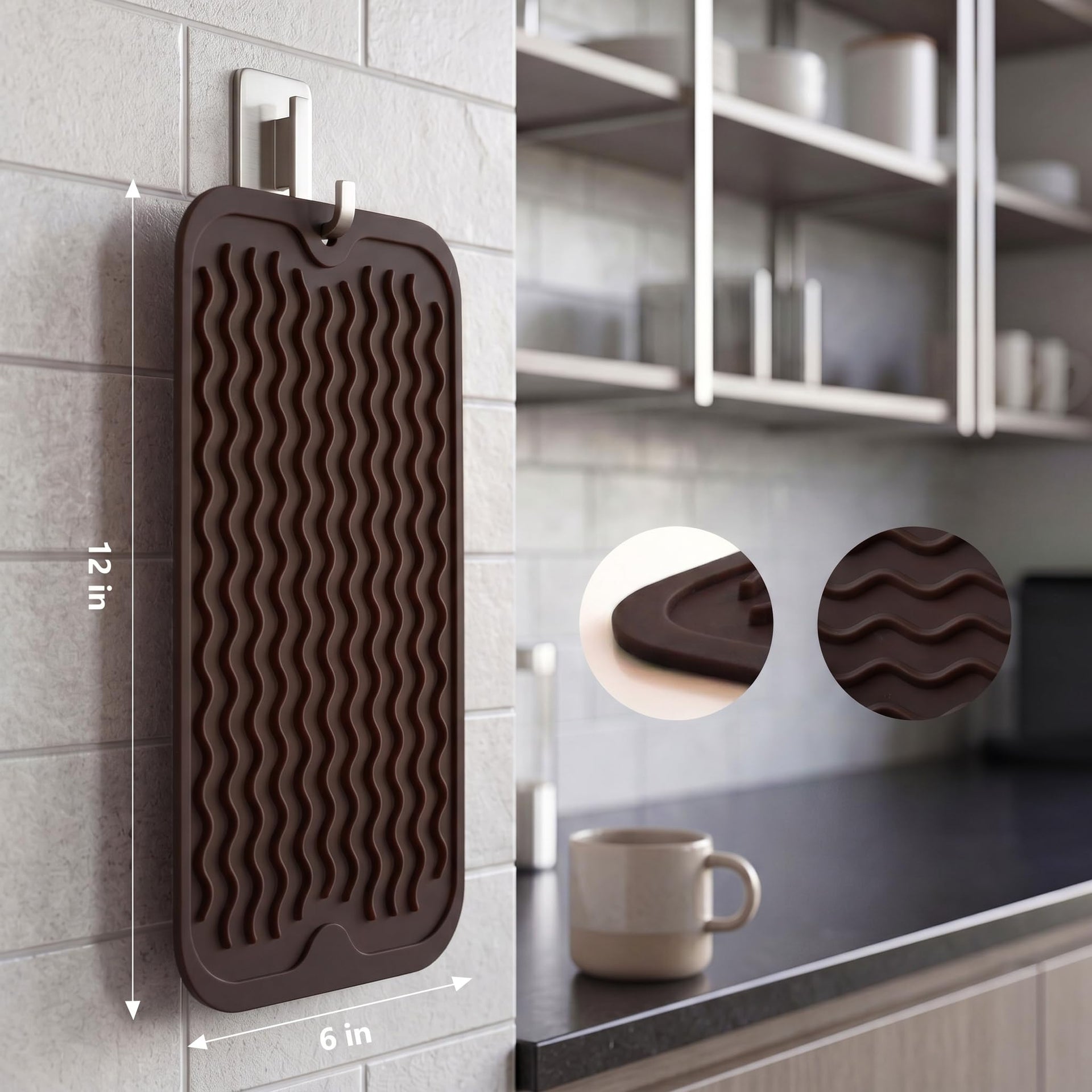 Silicone Dish Drying Mat for Multiple Usage