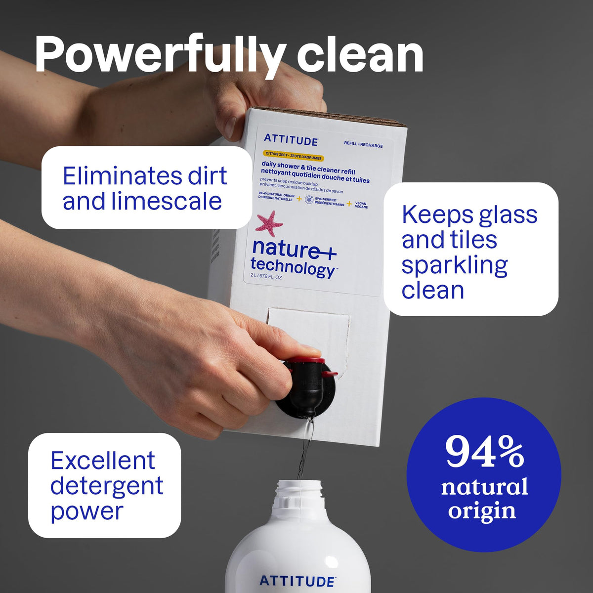 Shower & Tile Cleaner Refill (67.6 Fl Oz)
