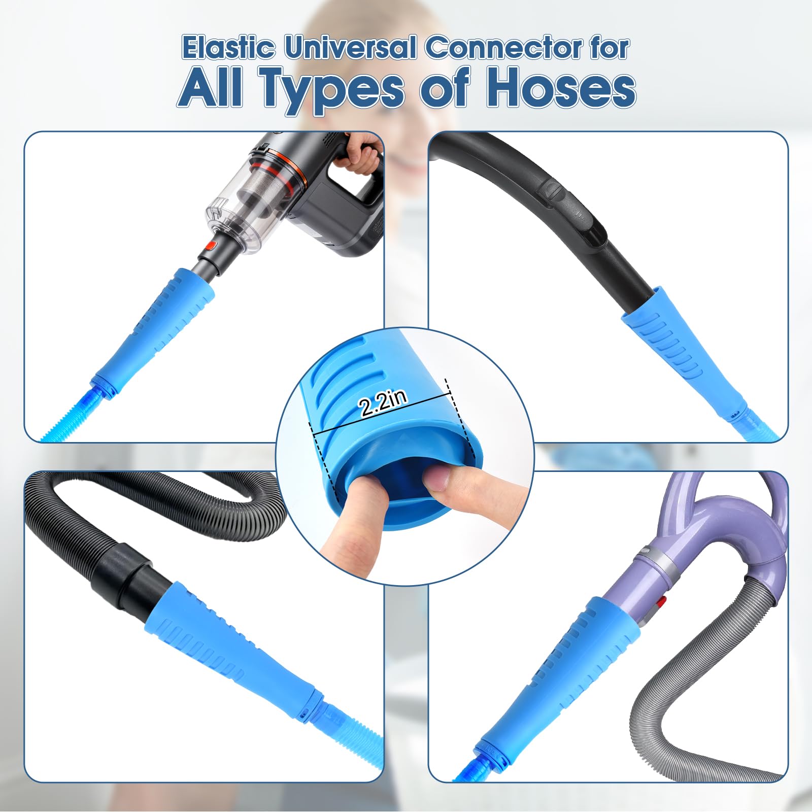 Universal Dryer Vent Cleaner Kit Compatible with Most Vacuum Cleaner Include Vacuum Hose Attachment Accessories Brush Lint Act Brush