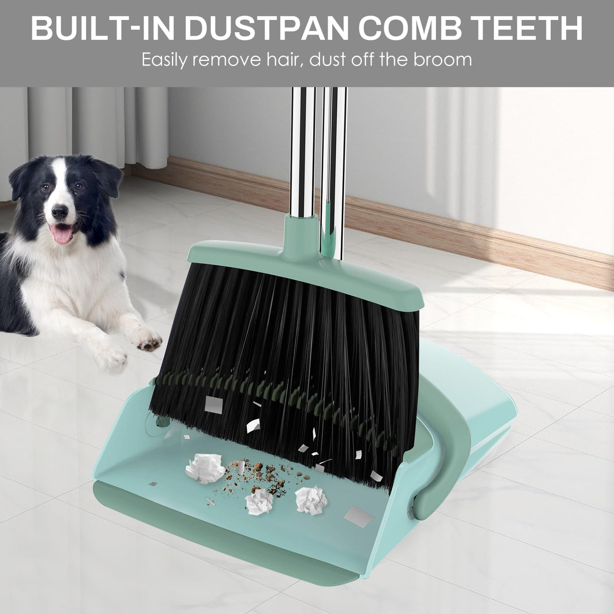 Broom and Dustpan Set for Home