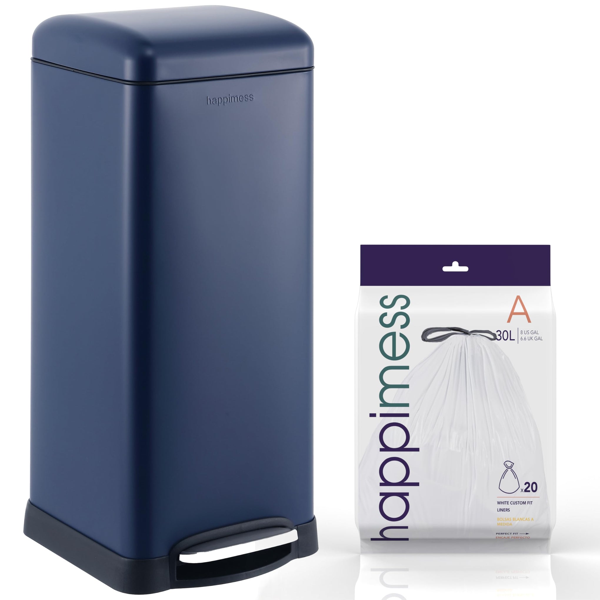 Betty 8 Gal Step Trash Can Soft