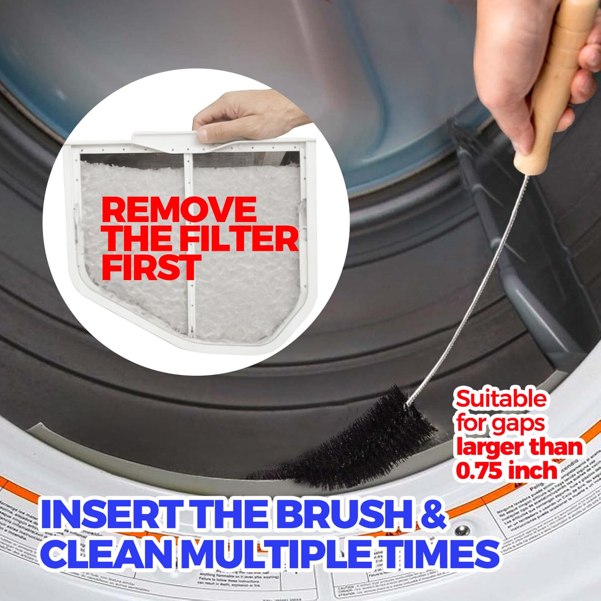 Dryer Vent Cleaner Kit 3 Pack (3 Count)