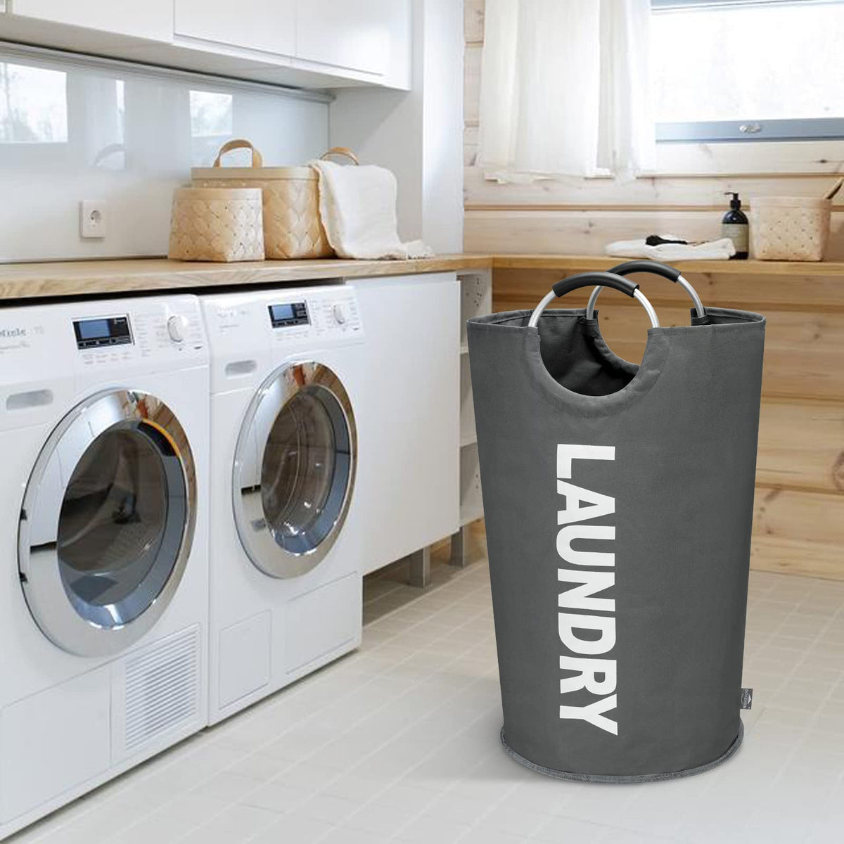125L X Large Collapsible Washing Laundry Basket Bag - ModHome Supplies