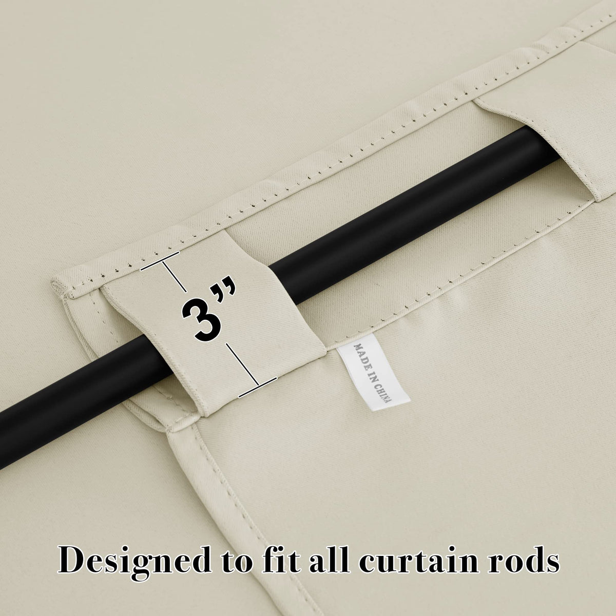 Curtains for Bedroom Living Room 84 inches Long (2 Count)