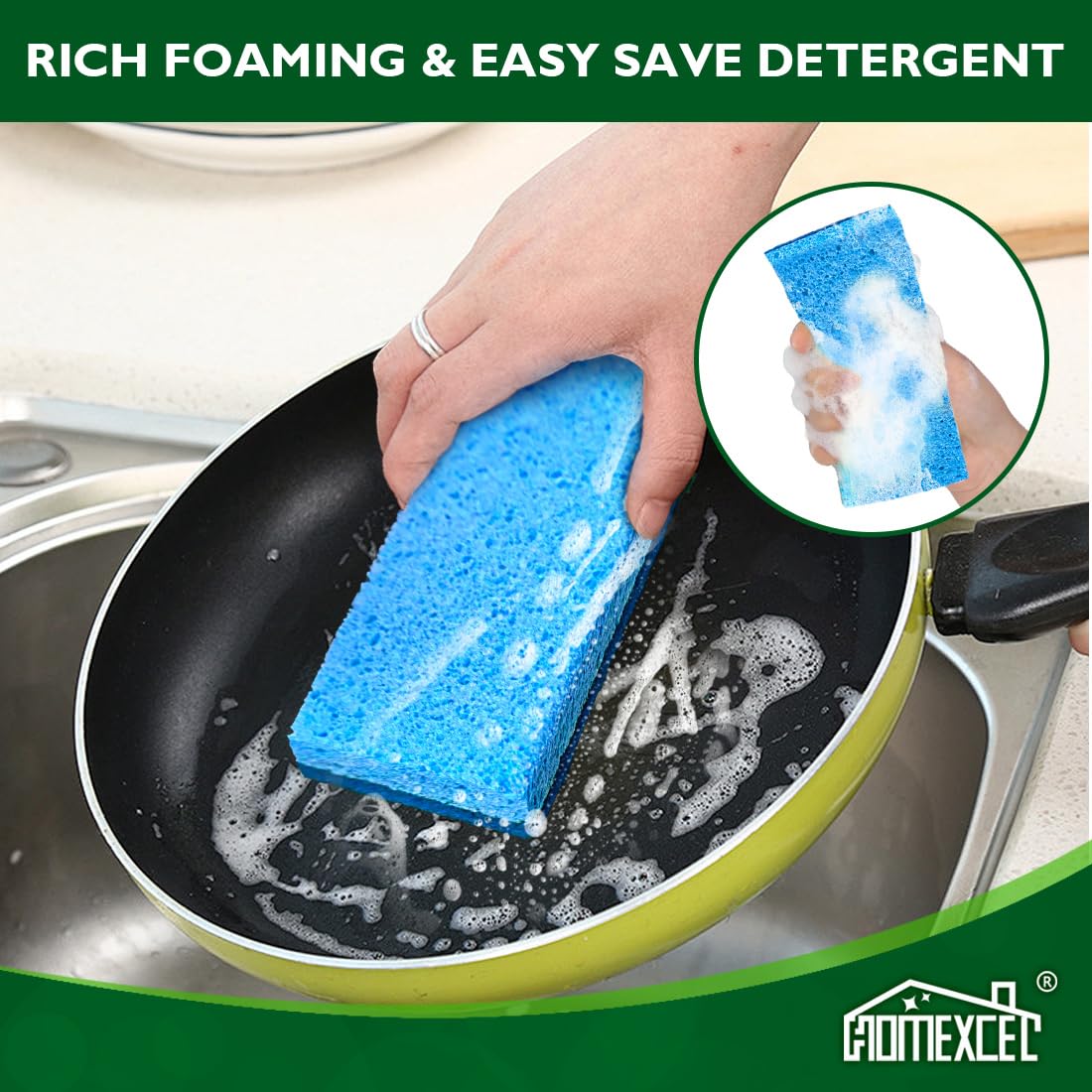 Extra Large Sponges Kitchen 6PK (6 Count)