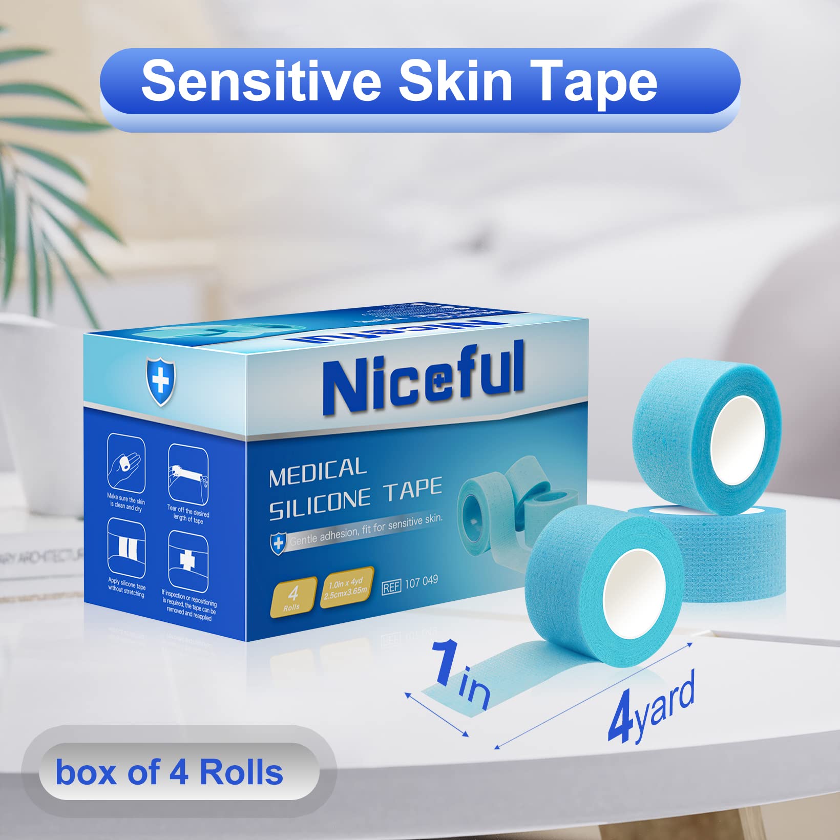 Silicone Medical Tape (4 Count)