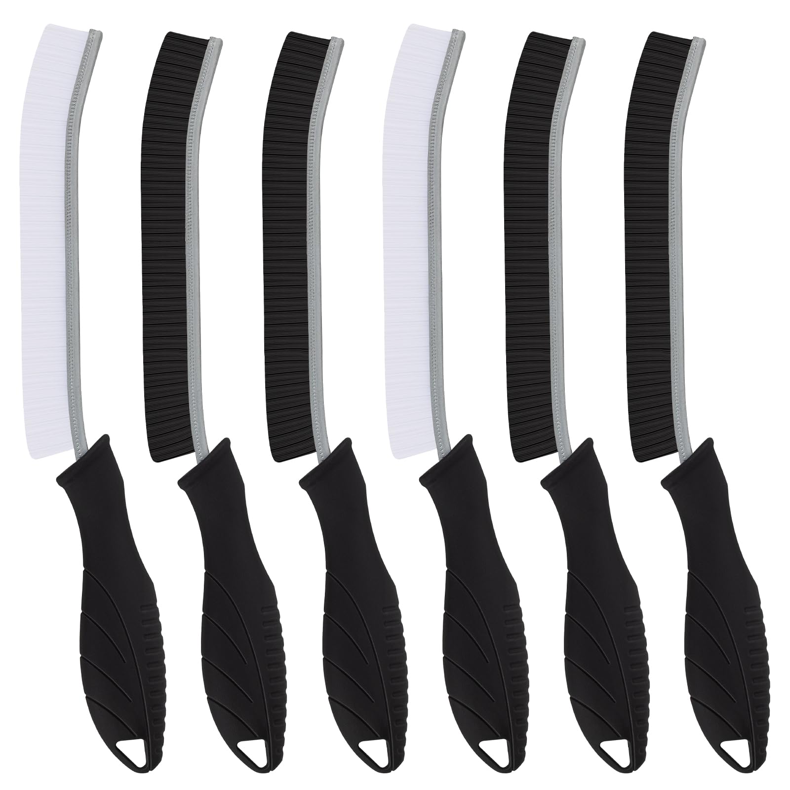 6Pcs Hard Bristle Crevice Cleaning Brush (6 Count)