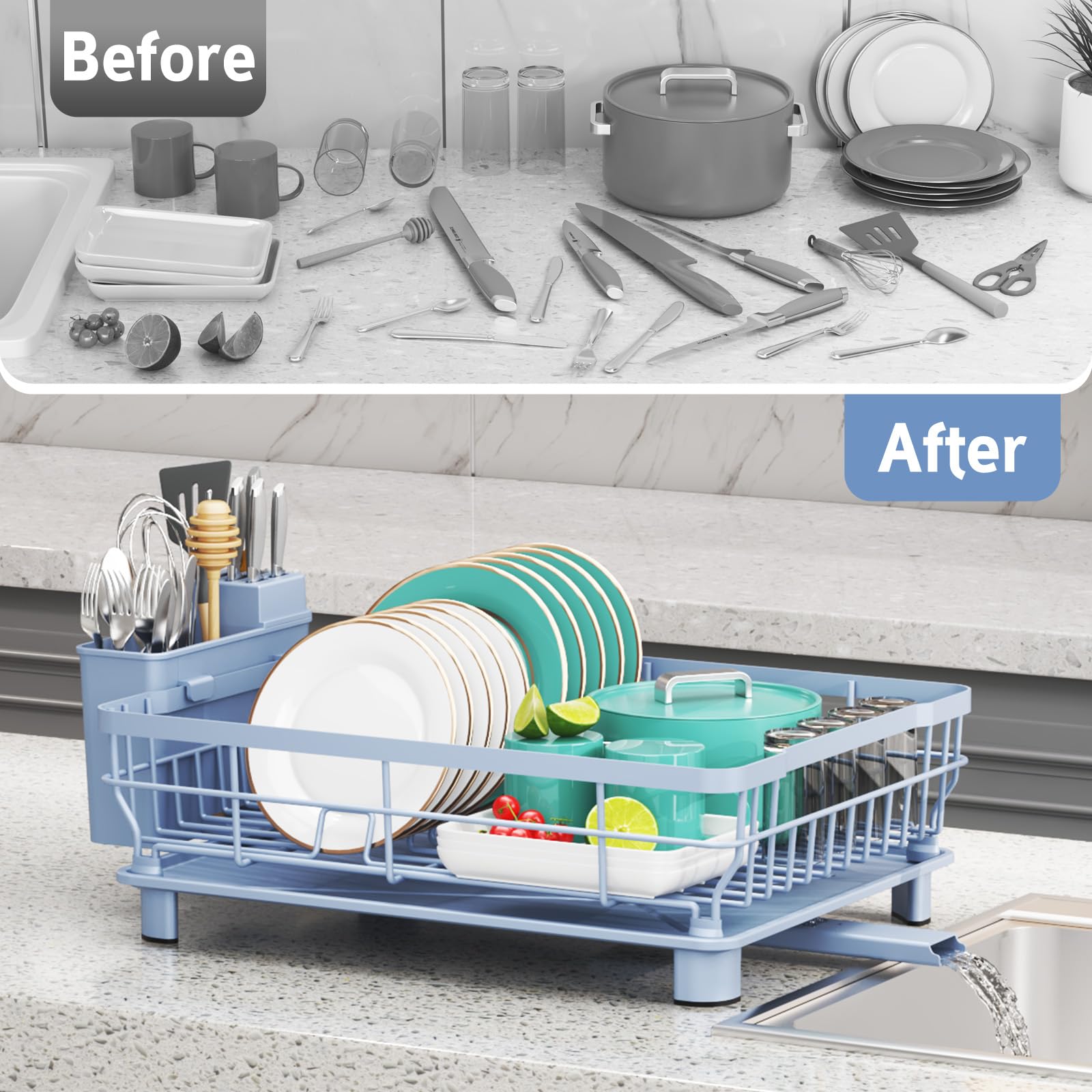 Dish Drying Rack for Kitchen Counter