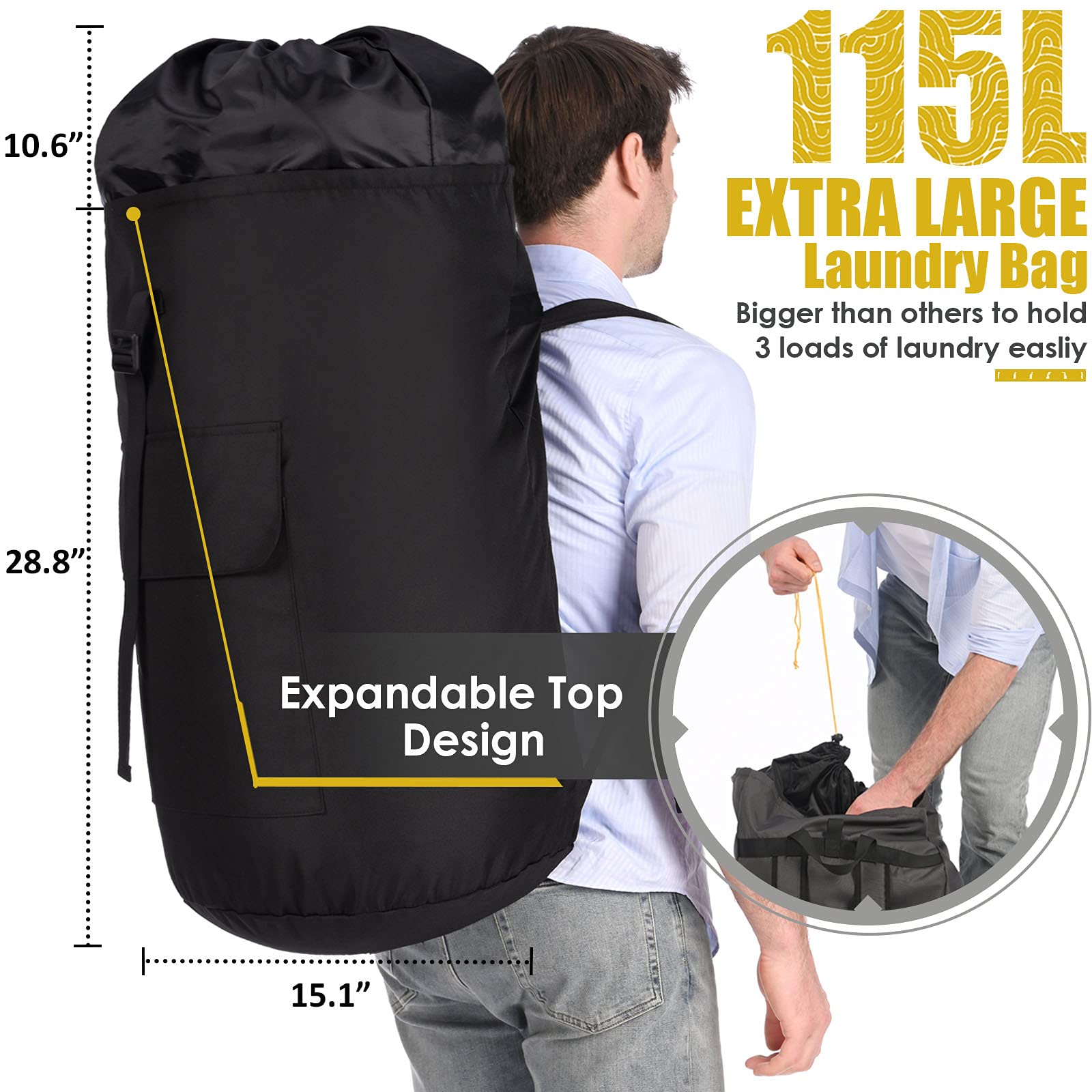 Backpack Laundry Bag