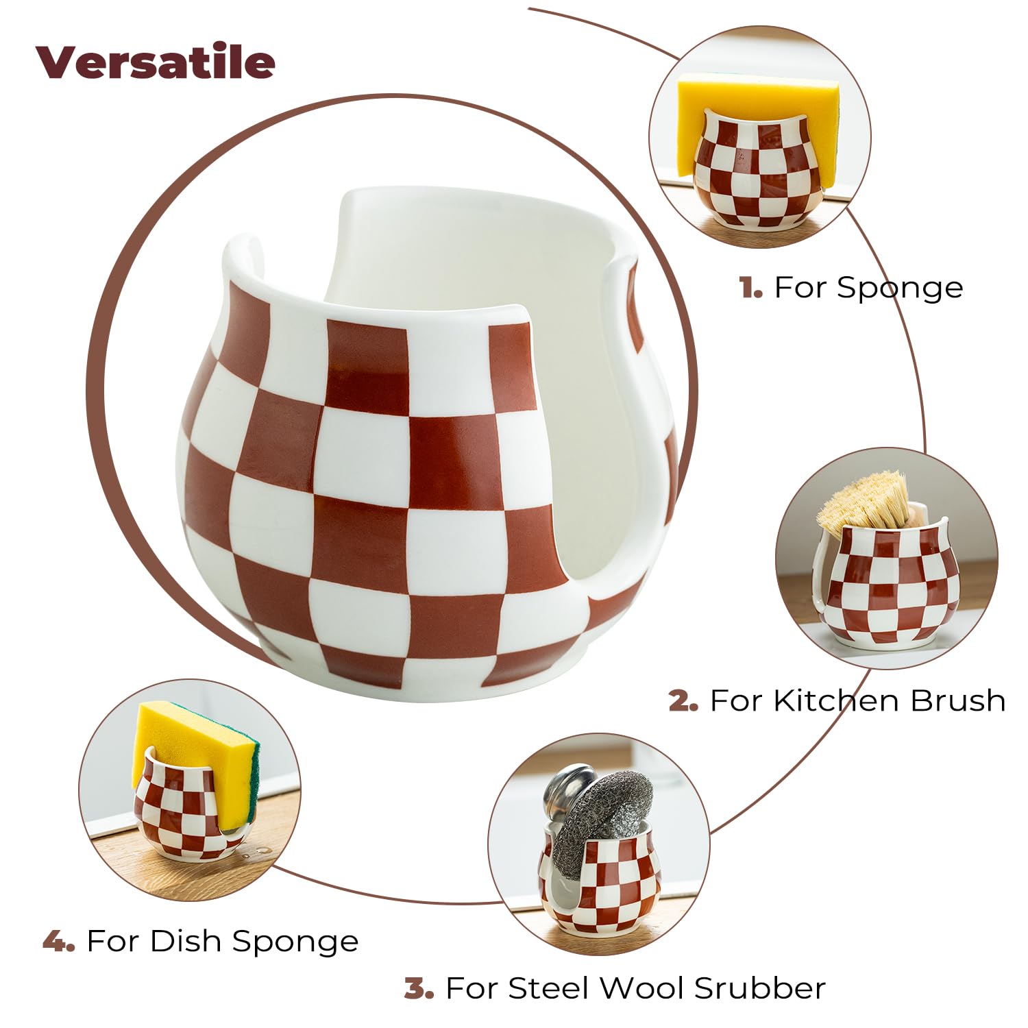 Sponge Holder for Kitchen Sink