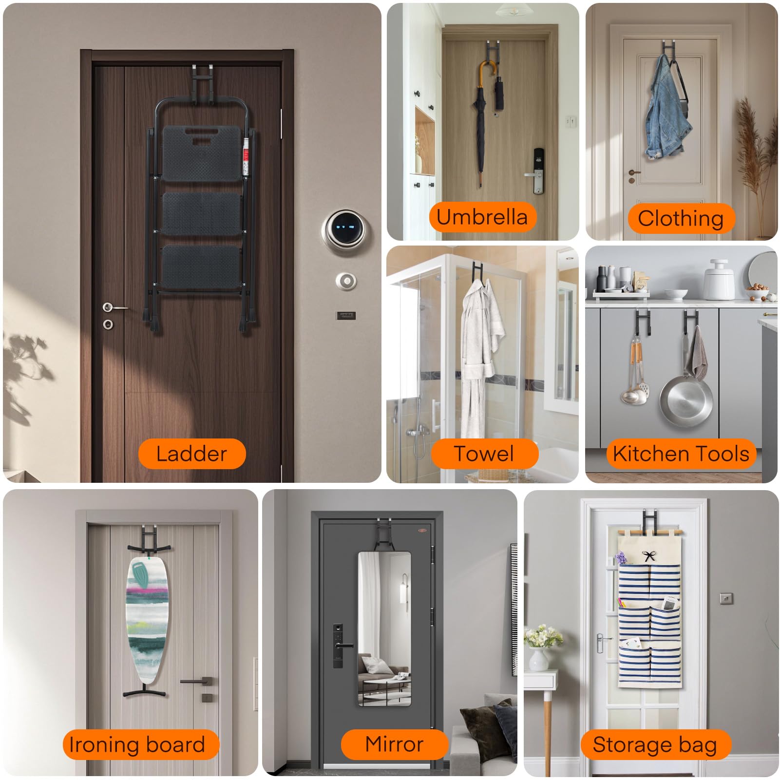 Over the Door Hooks (2 Count)