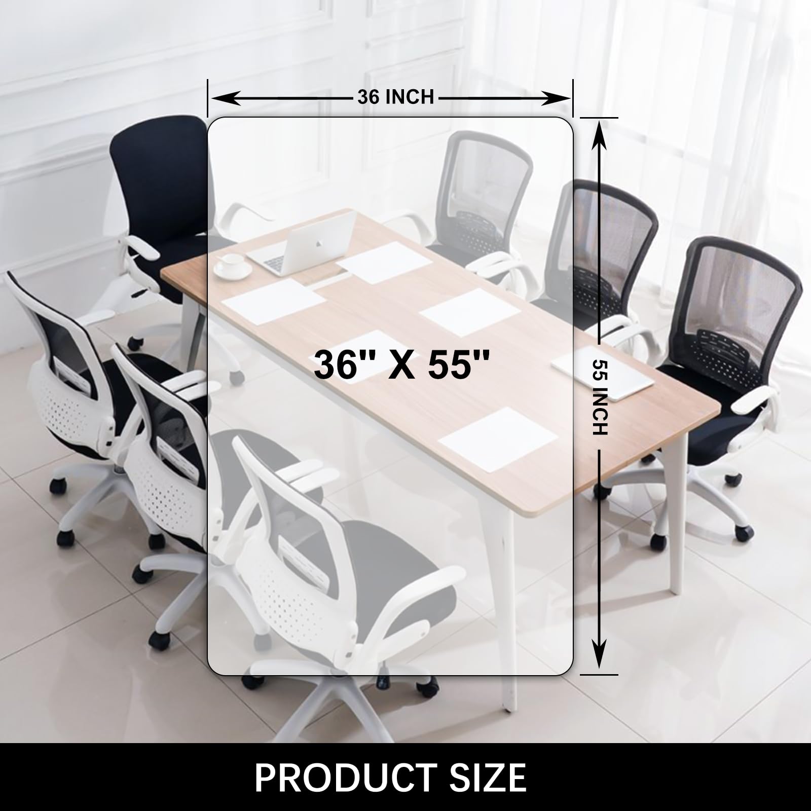 Clear Chair mat for Hardwood Floor