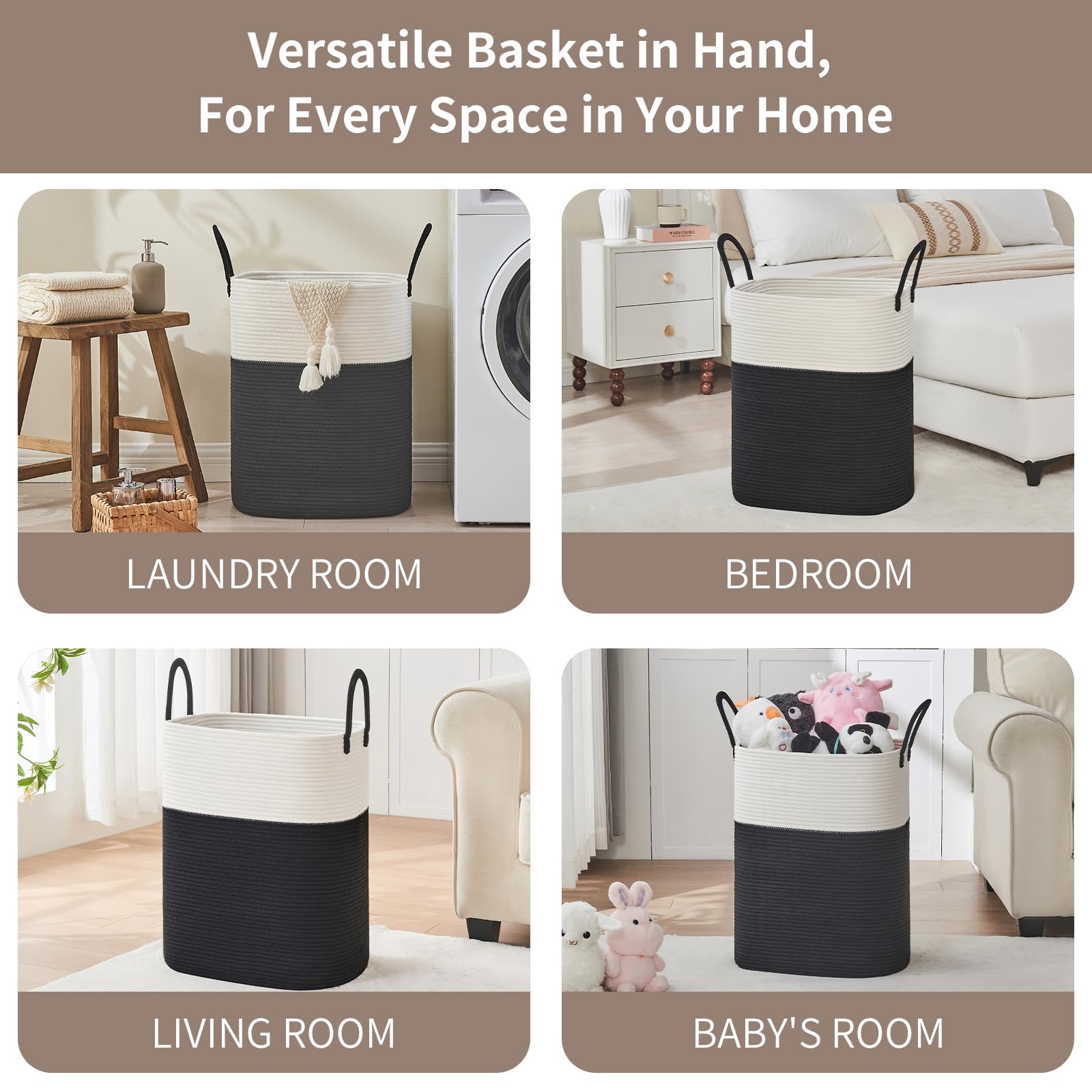 Laundry Basket with Handles