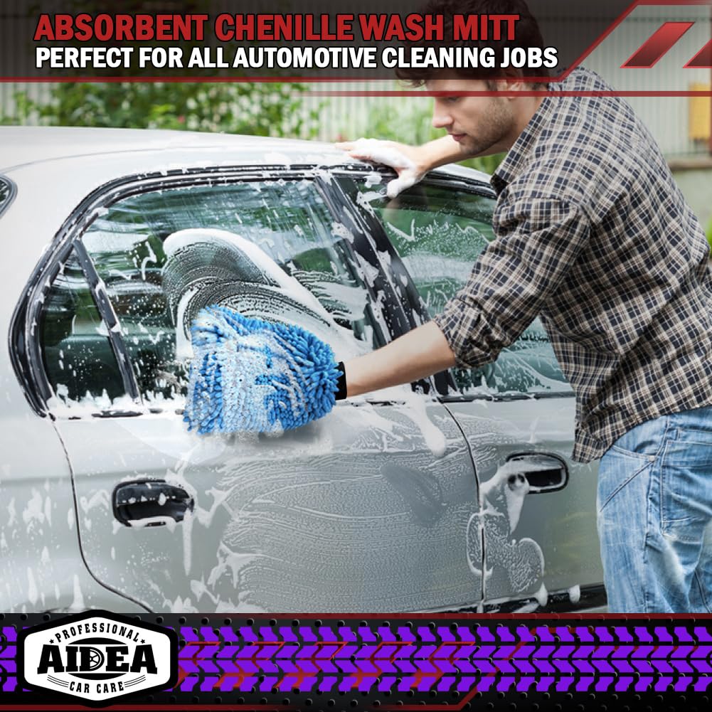 Car Wash Mitt Microfiber
