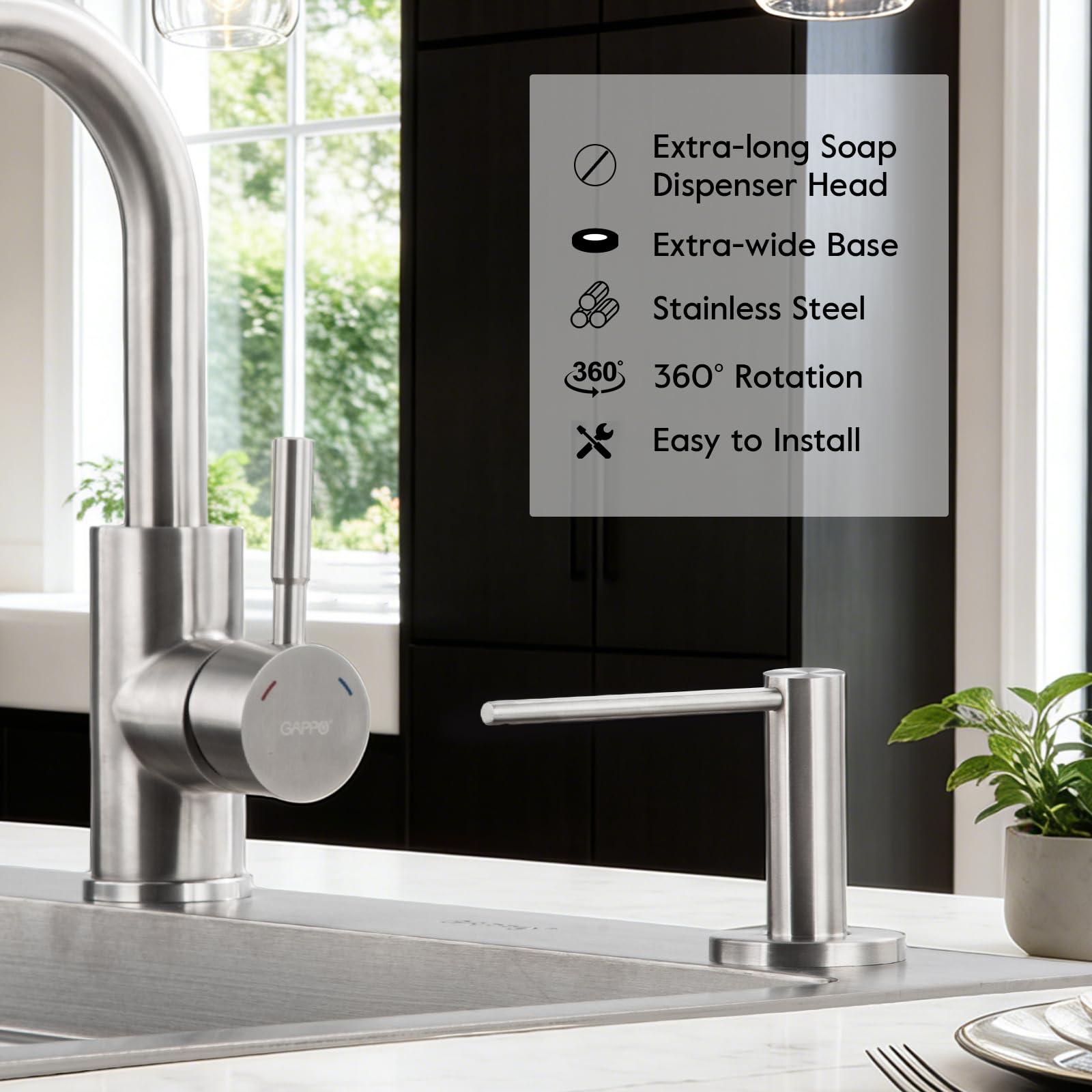 Soap Dispenser for Kitchen Sink