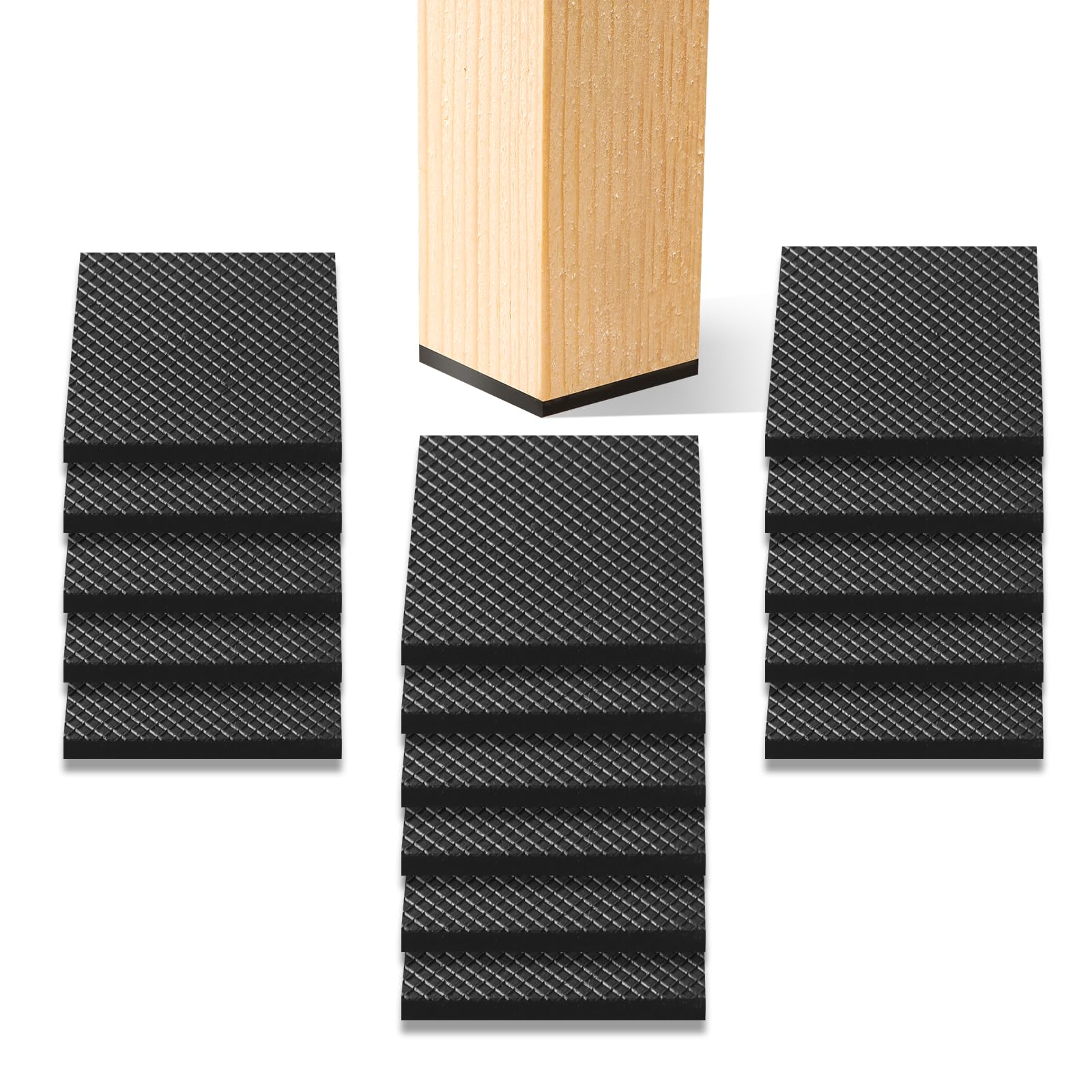 Non Slip Rubber Furniture Pads & Grippers (16 Count)